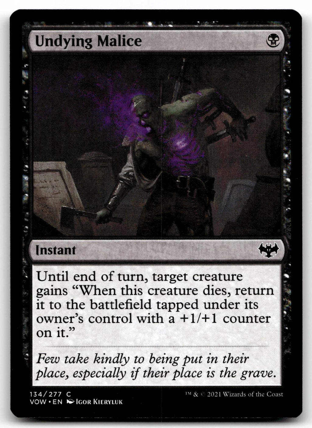 Undying Malice 134 Common Innistrad: Crimson Vow Magic: The Gathering Near Mint
