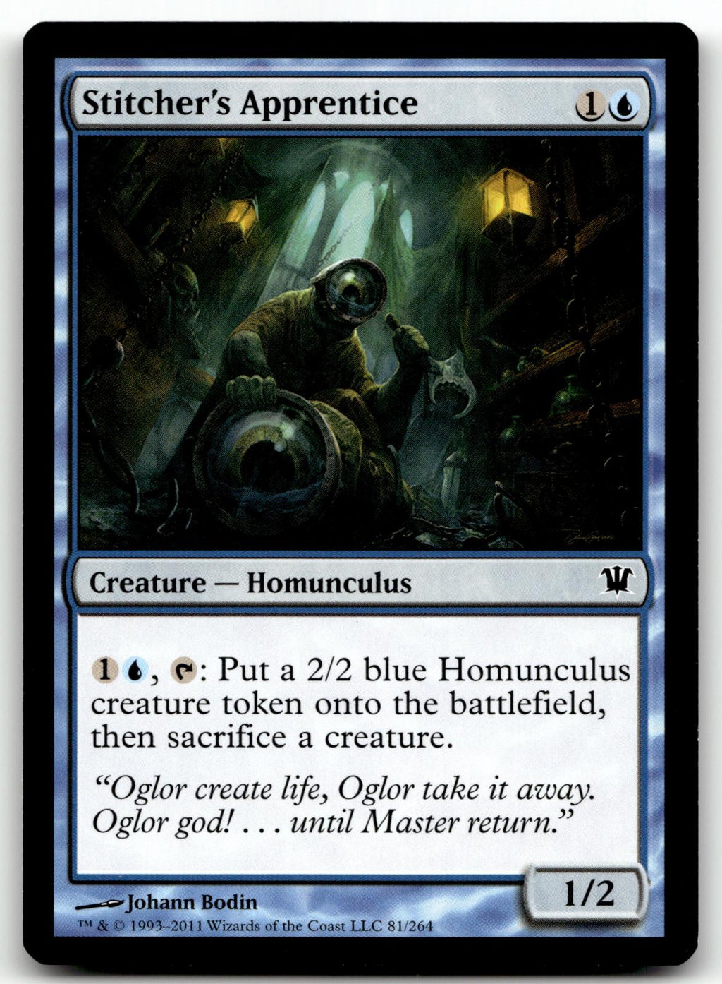 Stitcher's Apprentice 81 Common Innistrad Magic: The Gathering Near Mint
