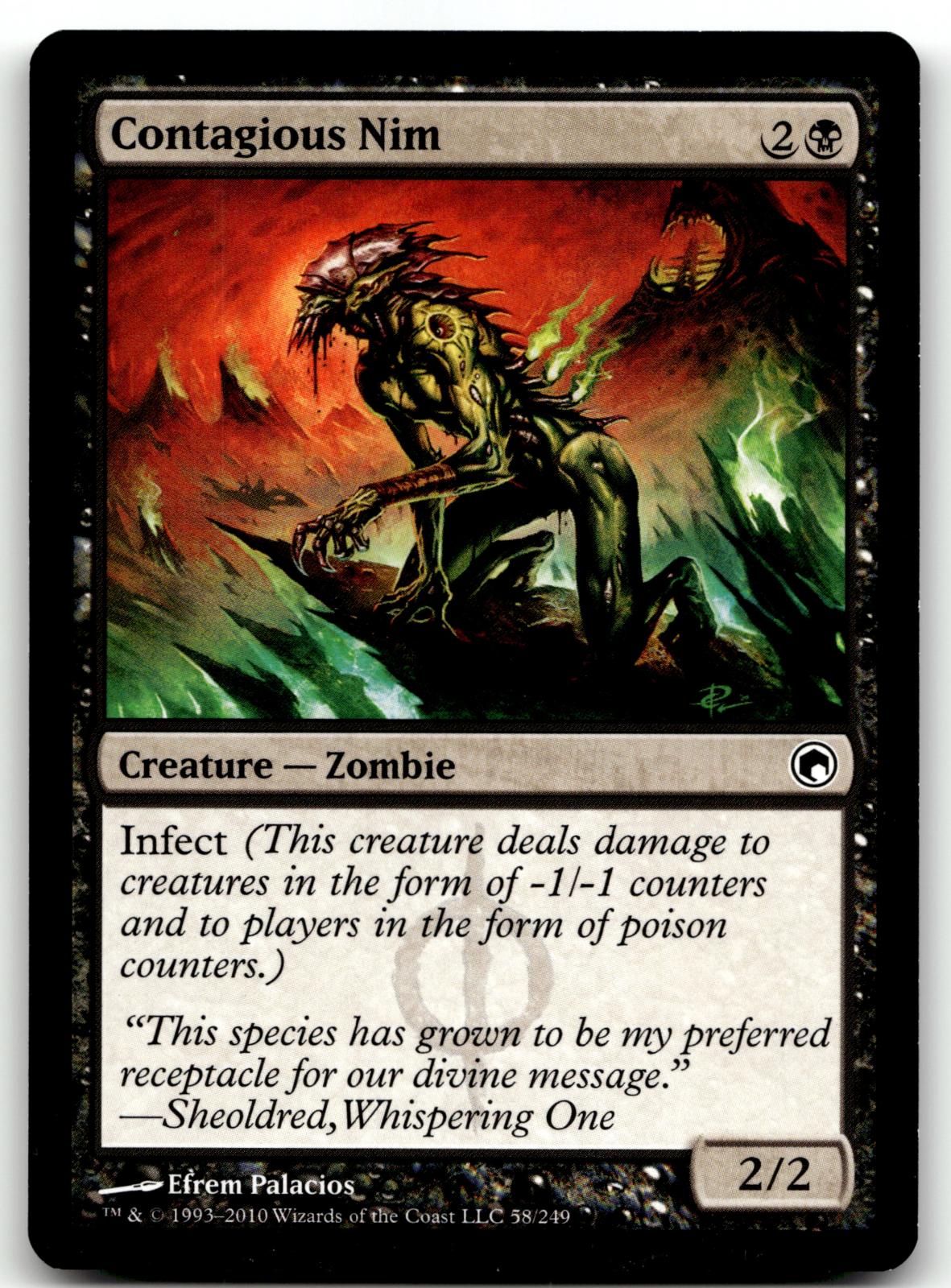 Contagious Nim 58 Common Scars of Mirrodin Magic: The Gathering Near Mint