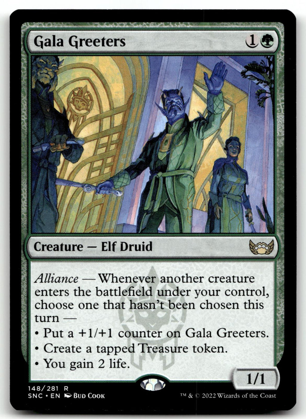 Gala Greeters 148 Rare Streets of New Capenna Magic: The Gathering Near Mint