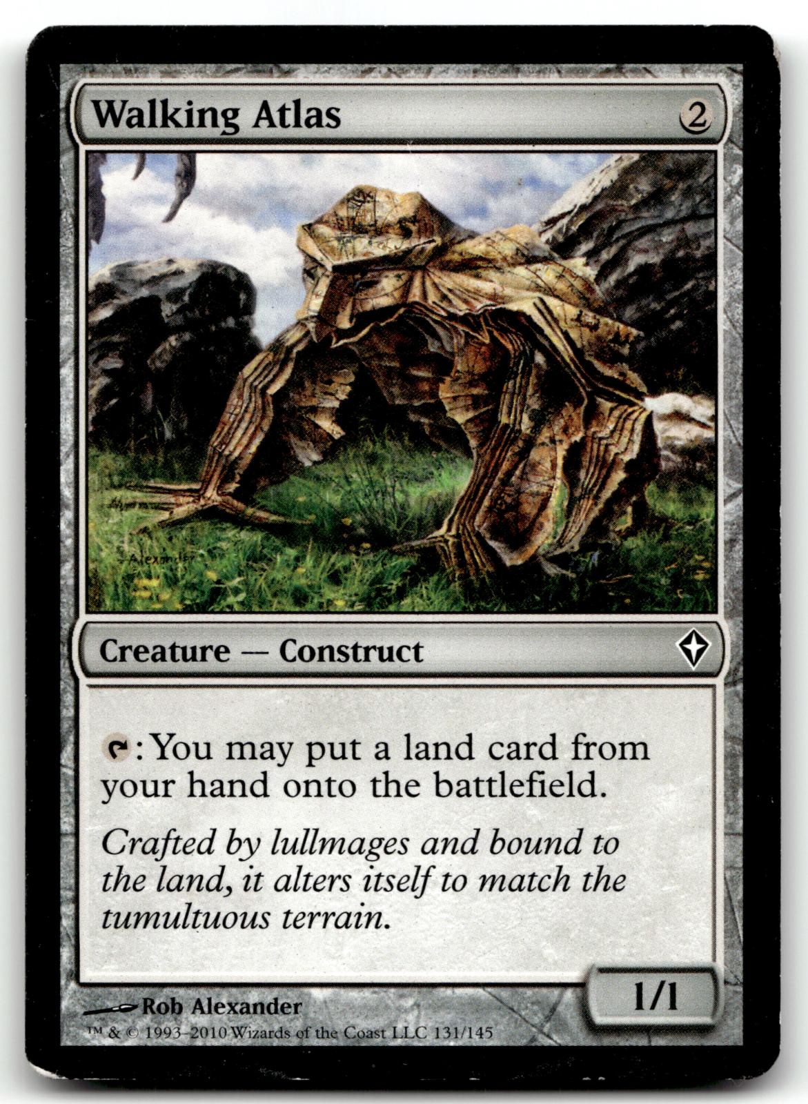 Walking Atlas 131 Common Worldwake Magic: The Gathering Near Mint