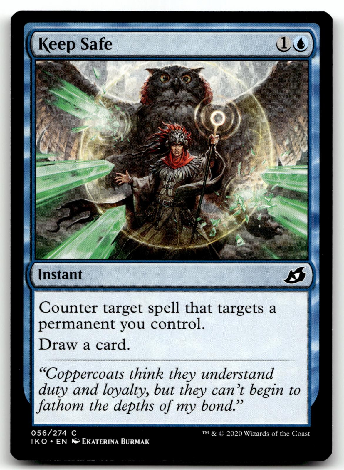 Keep Safe 56 Common Ikoria: Lair of Behemoths Magic: The Gathering Near Mint