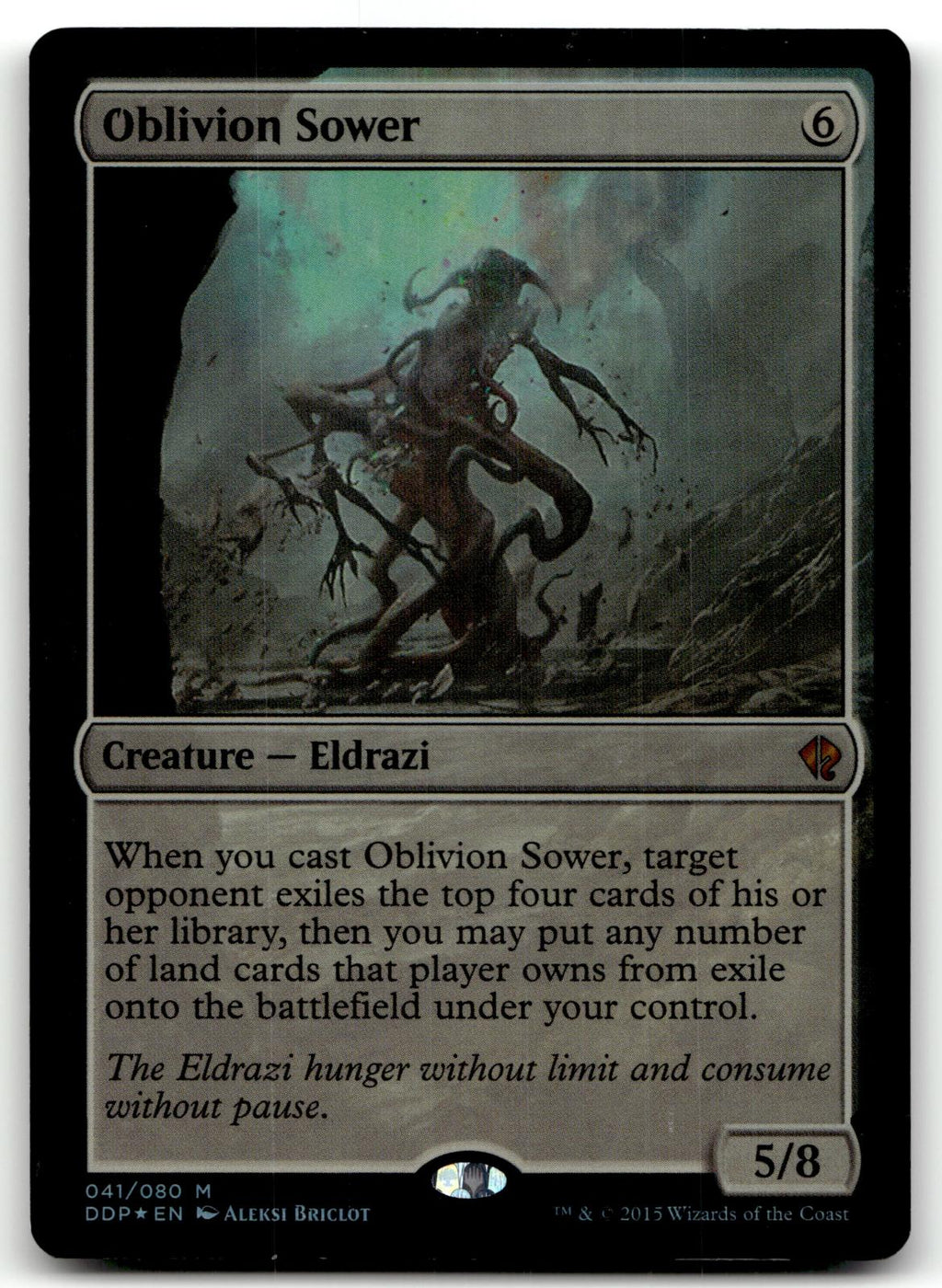 Oblivion Sower 41 Duel Decks: Zendikar vs. Eldrazi Magic: The Gathering Foil NM