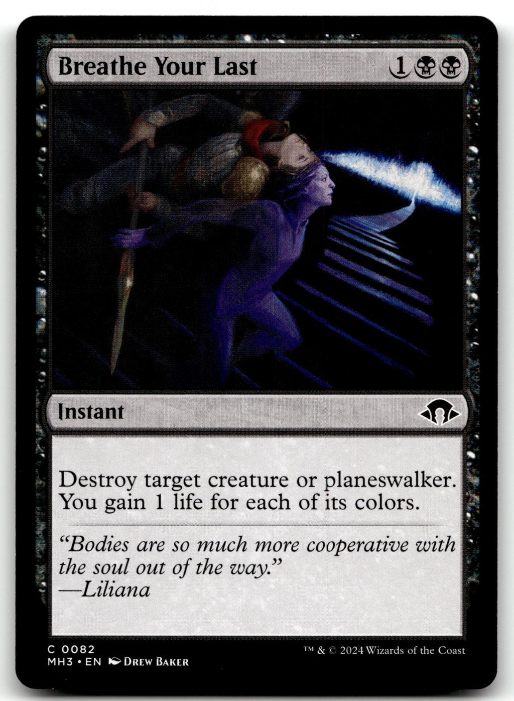 Breathe Your Last 82 Common Modern Horizons 3 Magic: The Gathering Near Mint