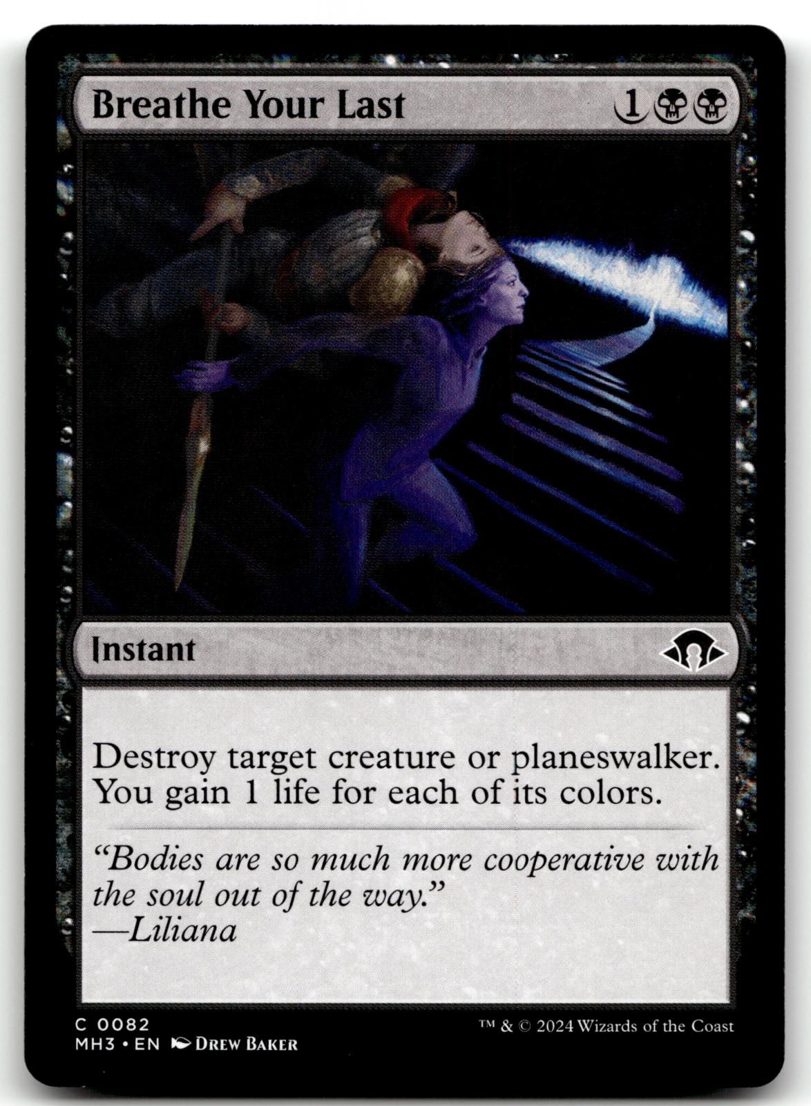 Breathe Your Last 82 Common Modern Horizons 3 Magic: The Gathering Near Mint