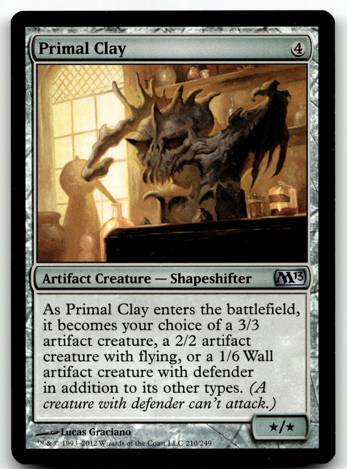 Primal Clay 210 Uncommon Magic 2013 (M13) Magic: The Gathering Foil Near Mint