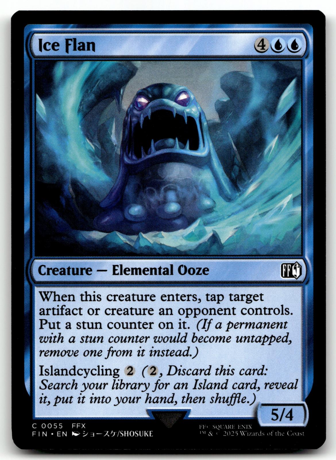 Ice Flan 55 Common FINAL FANTASY Magic: The Gathering Near Mint