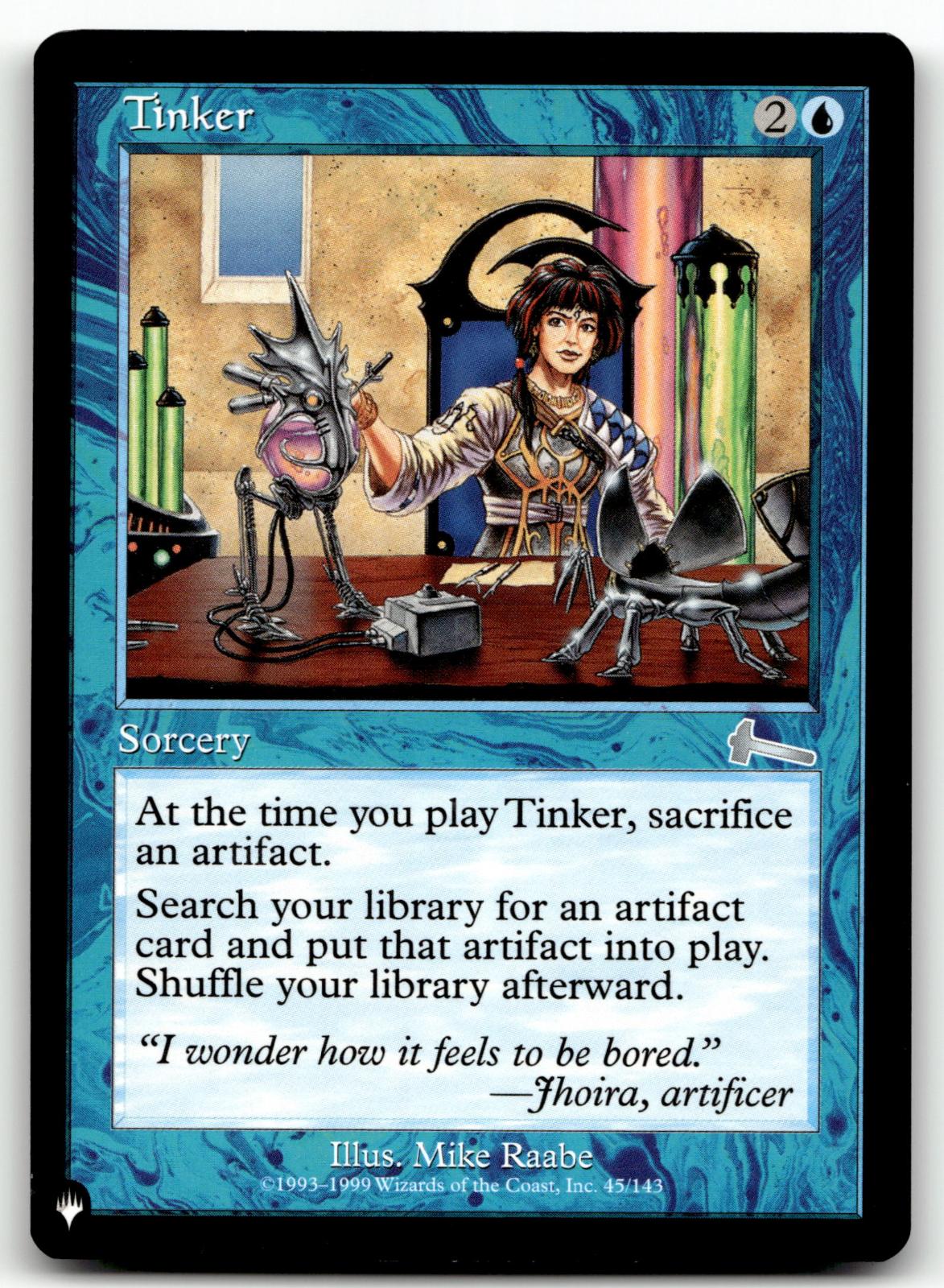 Tinker 45 Uncommon The List Reprints Magic: The Gathering Near Mint