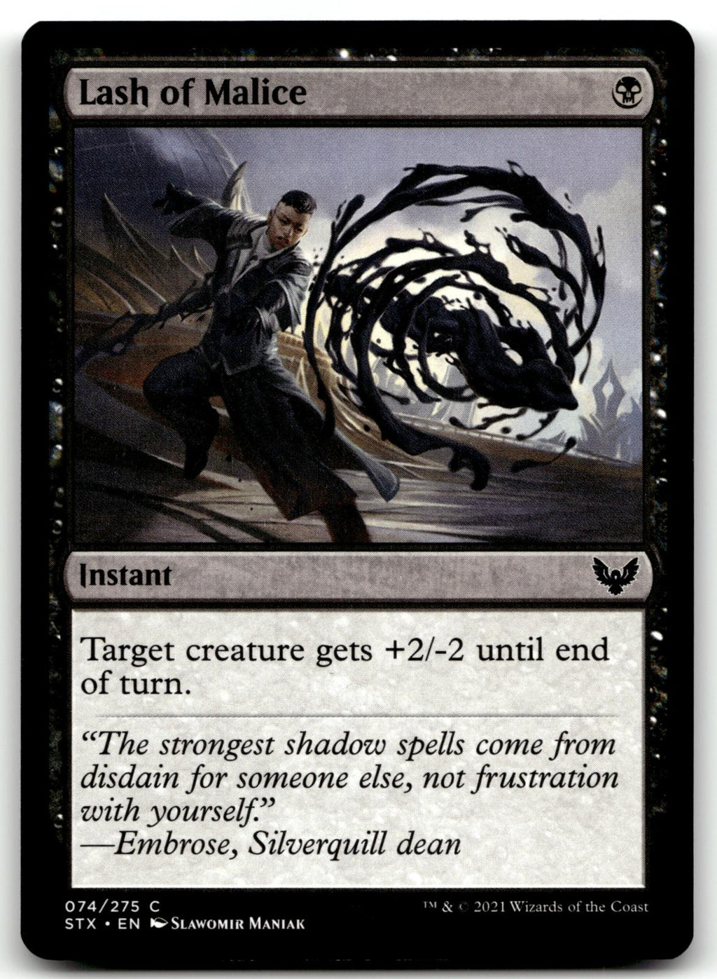 Lash of Malice 74 Common Strixhaven: School of Mages Magic: The Gathering NM