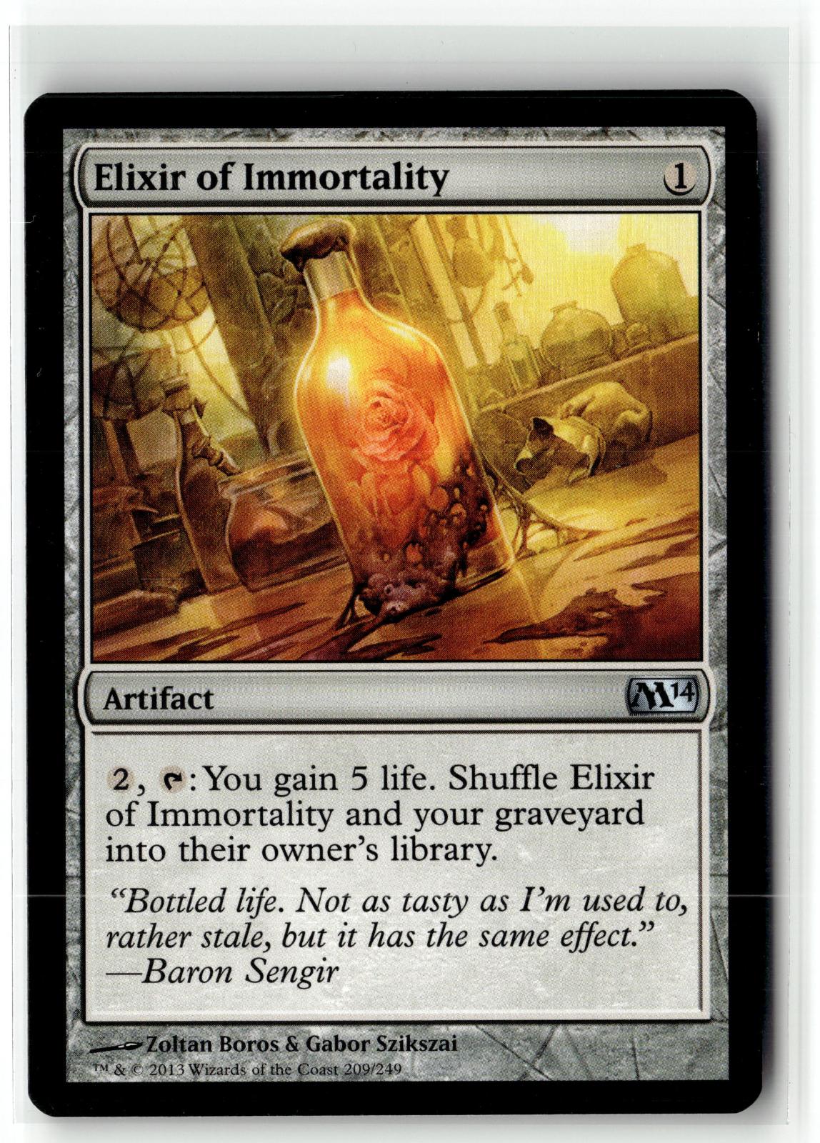 Elixir of Immortality 209 Uncommon Magic 2014 (M14) Magic: The Gathering NM