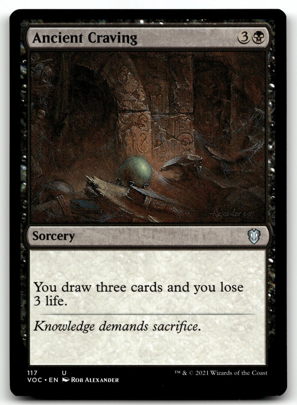 Ancient Craving 117 Commander: Innistrad: Crimson Vow Magic: The Gathering NM