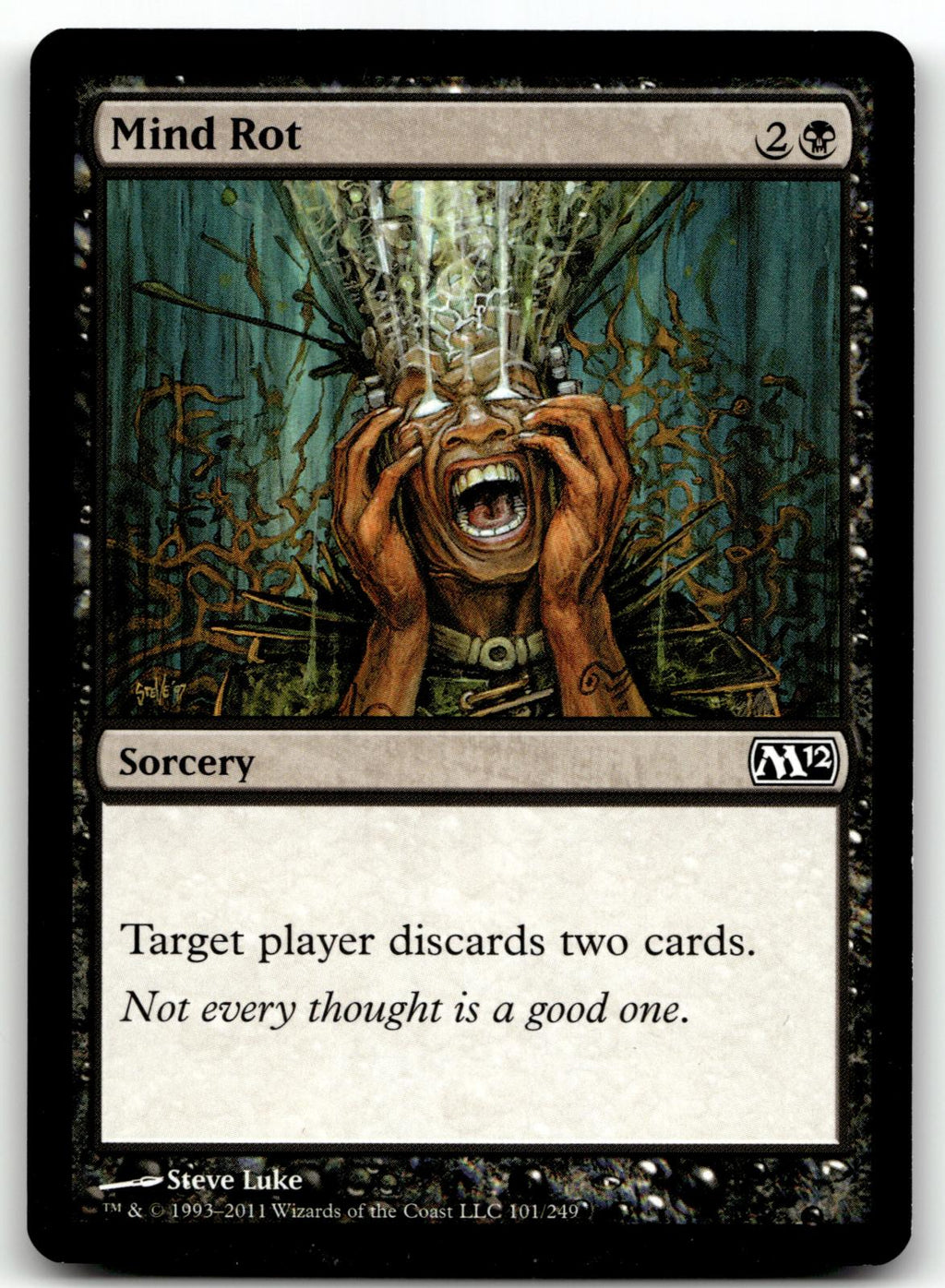 Mind Rot 101 Common Magic 2012 (M12) Magic: The Gathering Near Mint