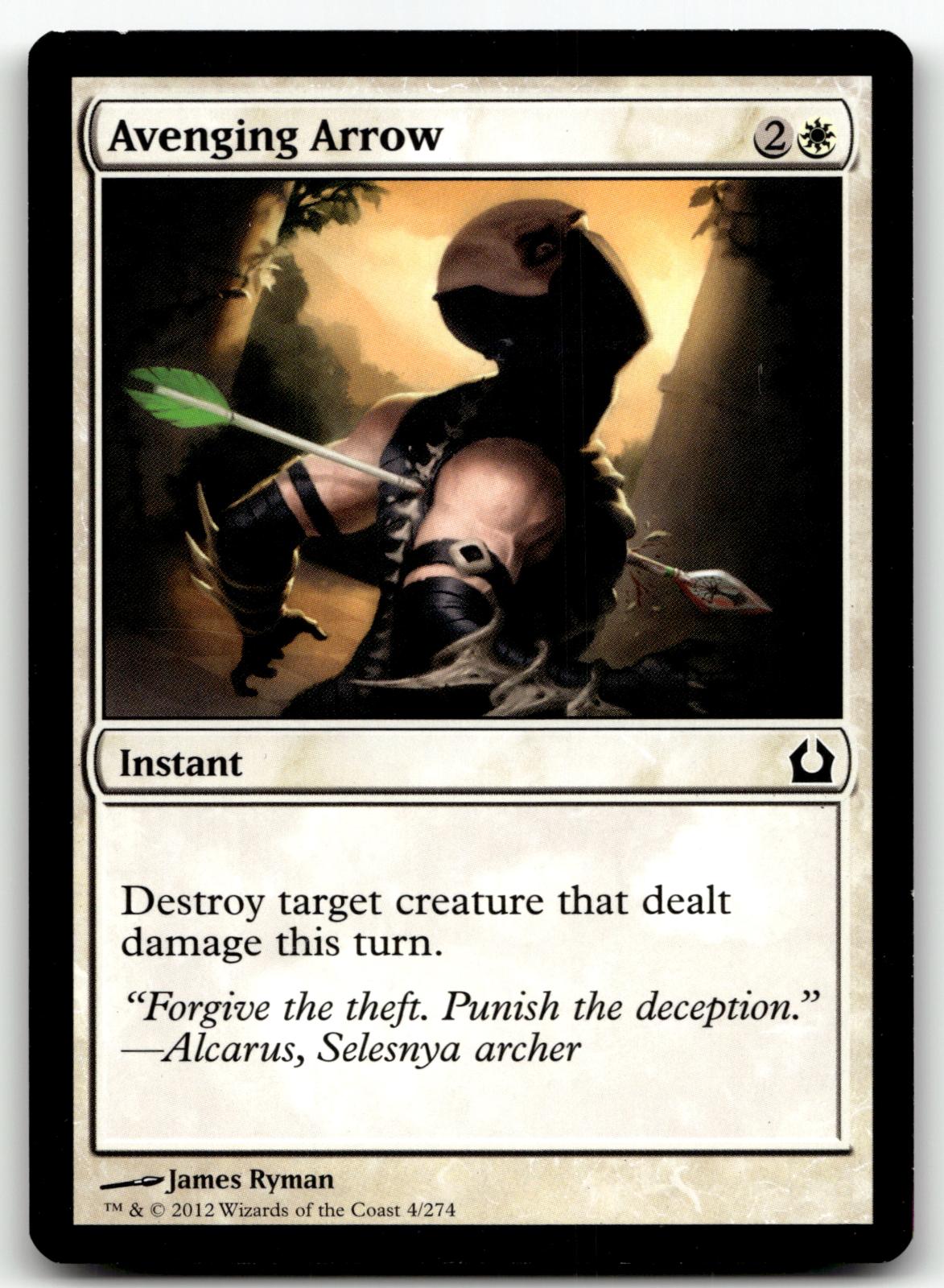 Avenging Arrow 4 Common Return to Ravnica Magic: The Gathering Near Mint