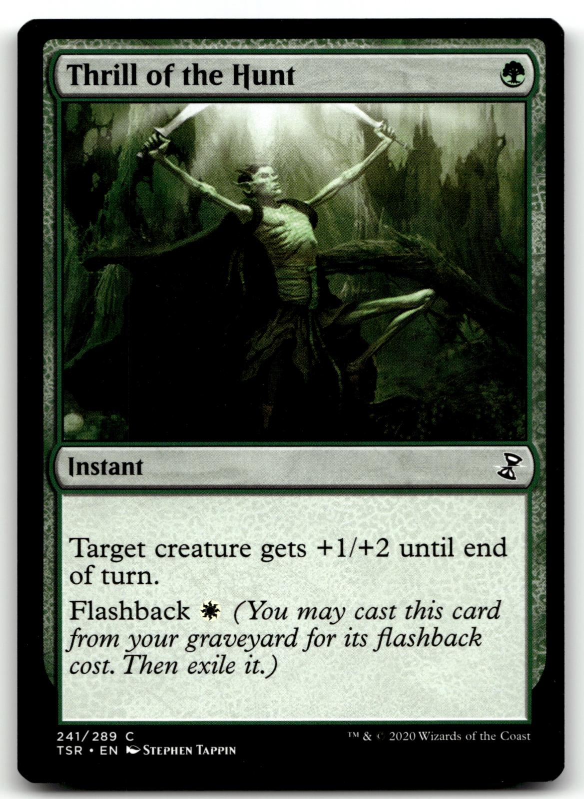 Thrill of the Hunt 241 Common Time Spiral: Remastered Magic: The Gathering NM