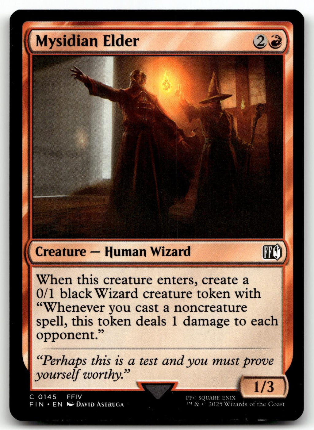 Mysidian Elder 145 Common FINAL FANTASY Magic: The Gathering Near Mint