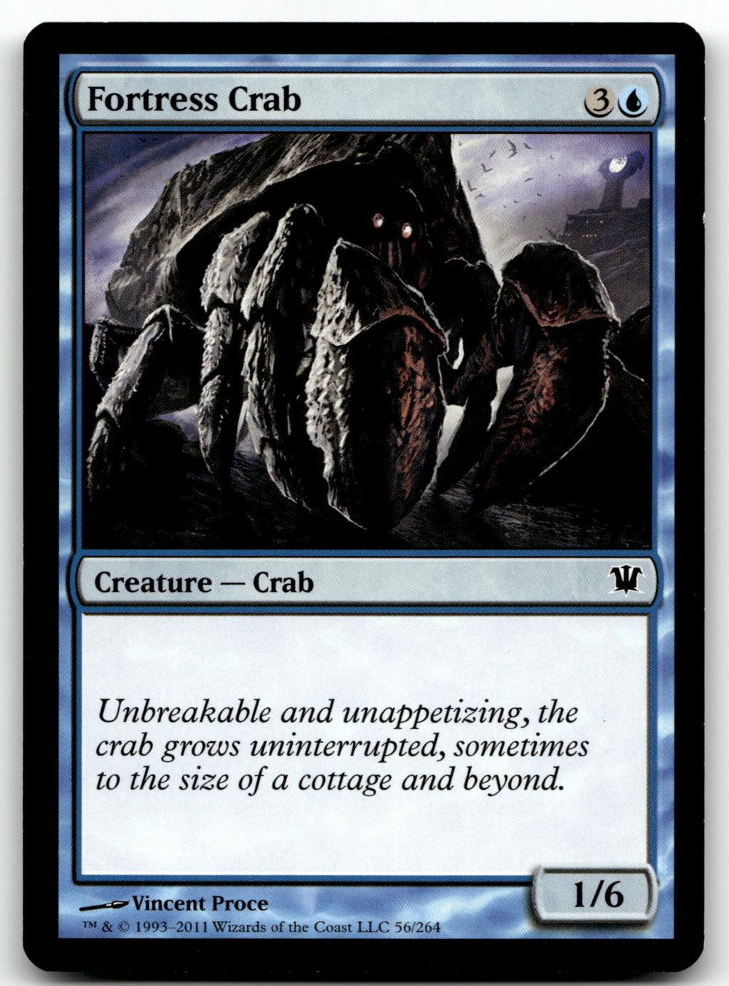Fortress Crab 56 Common Innistrad Magic: The Gathering Near Mint