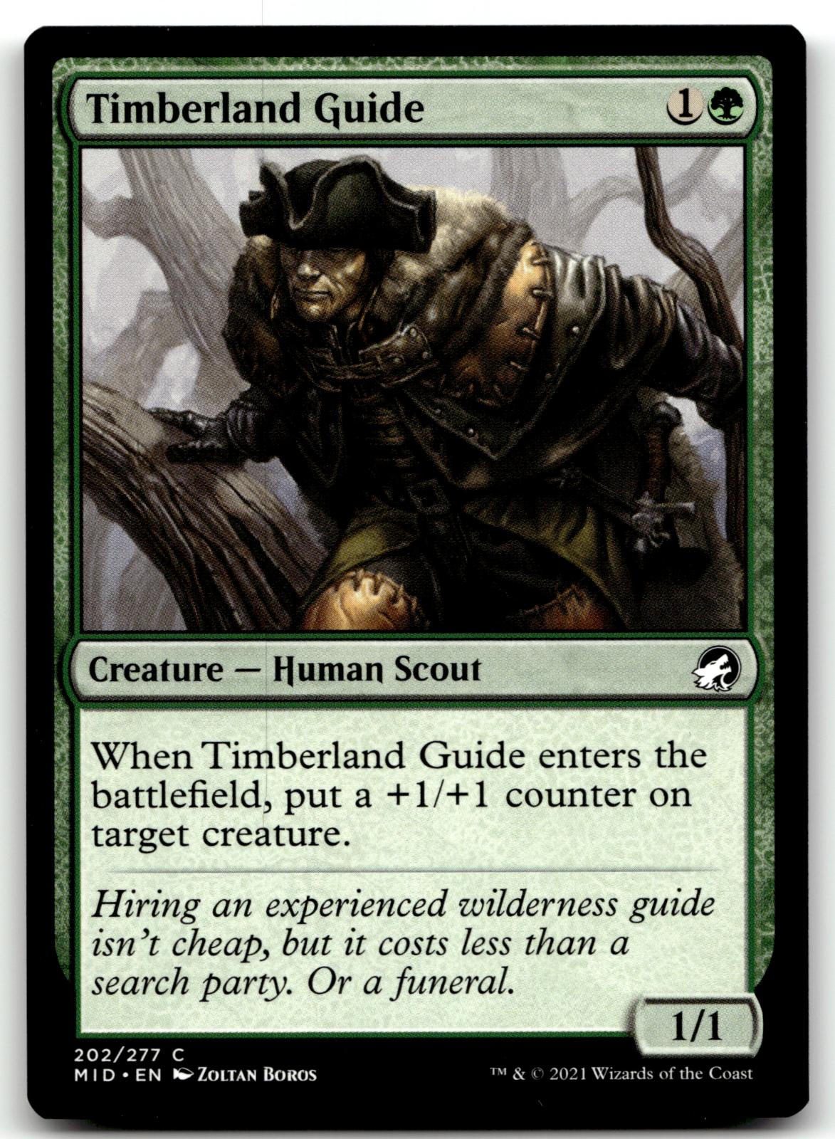 Timberland Guide 202 Common Innistrad: Midnight Hunt Magic: The Gathering NM