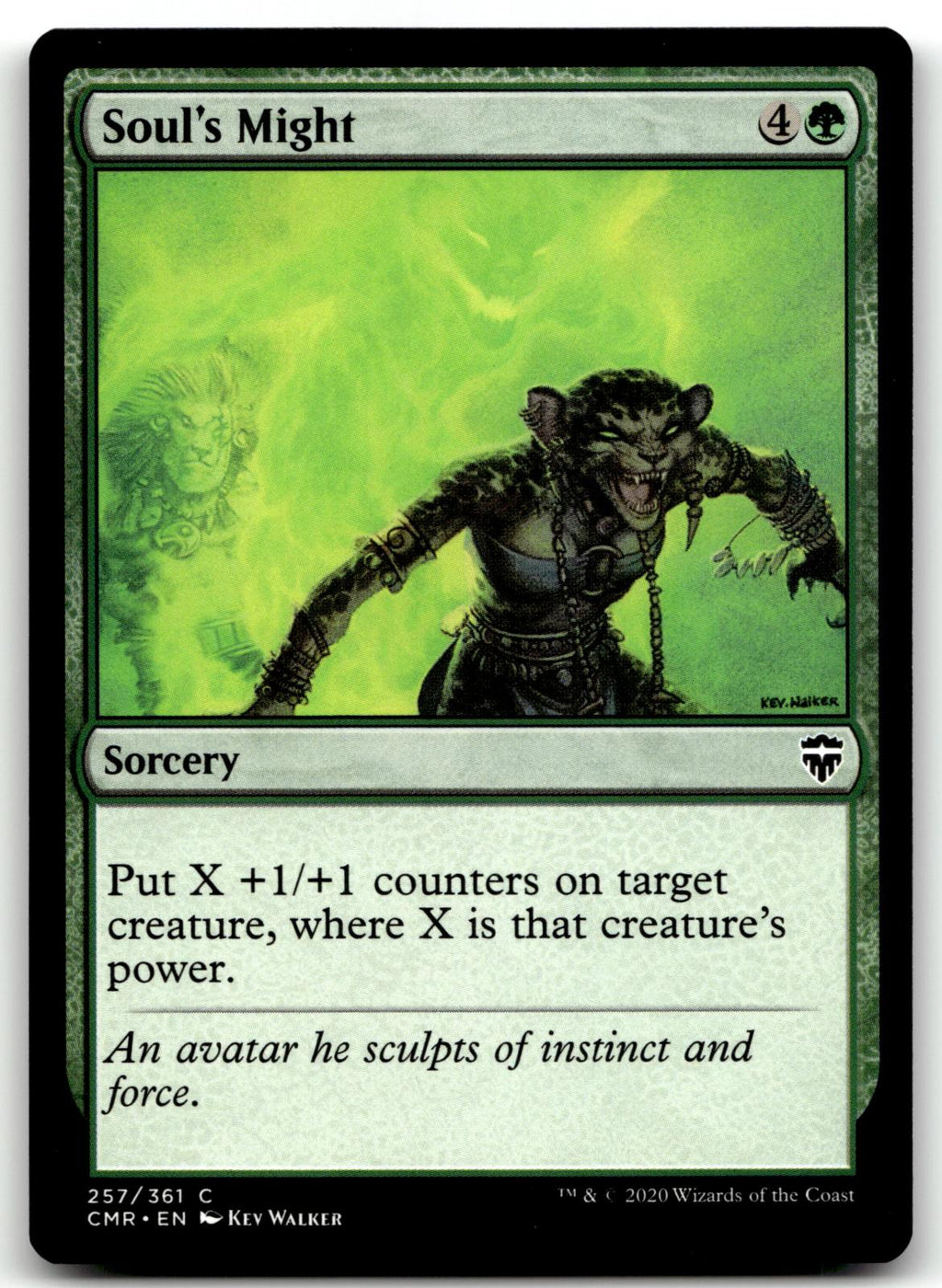 Soul's Might 257 Common Commander Legends Magic: The Gathering Near Mint