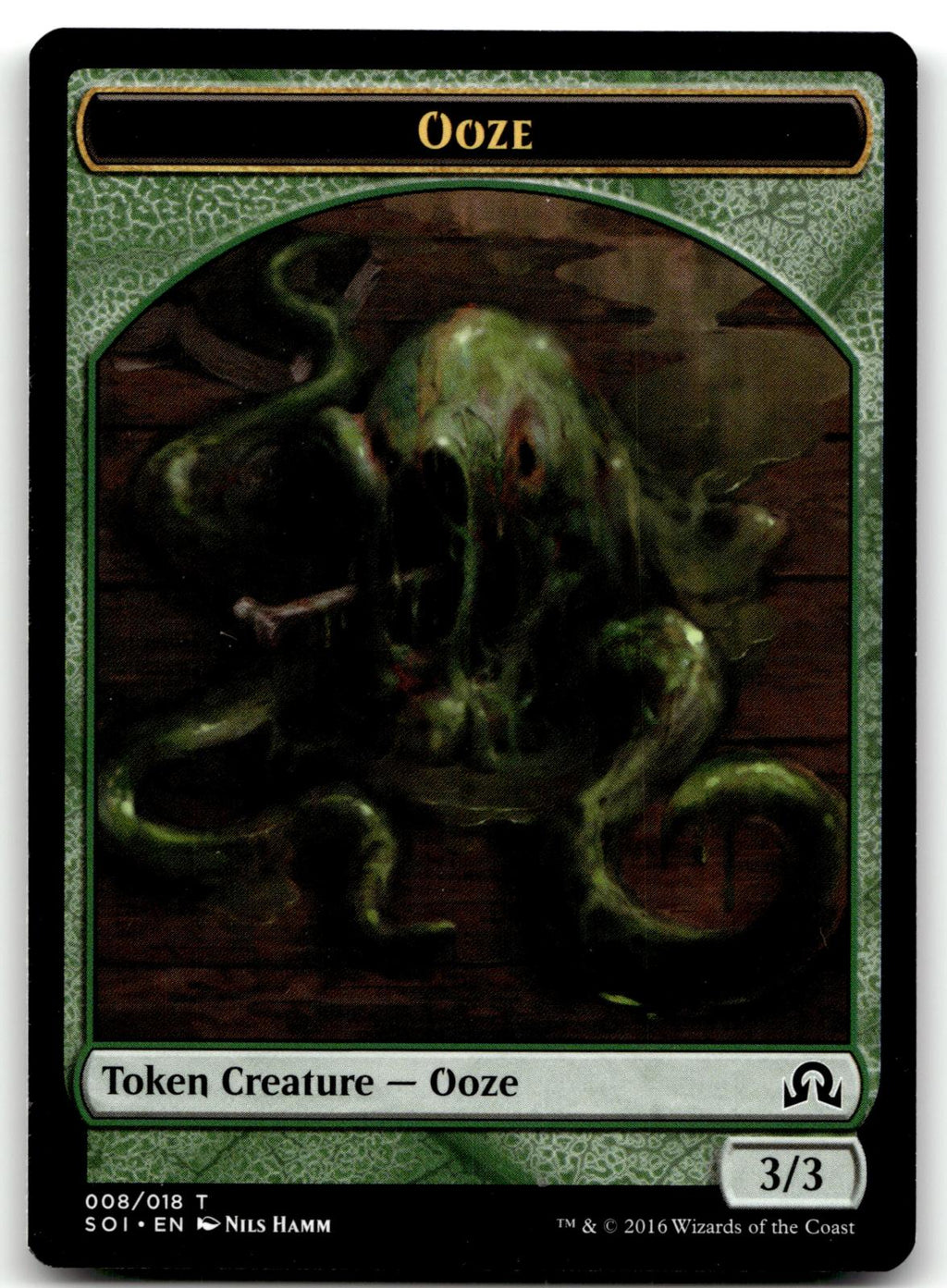 Ooze Token 8 Token Shadows over Innistrad Magic: The Gathering Near Mint