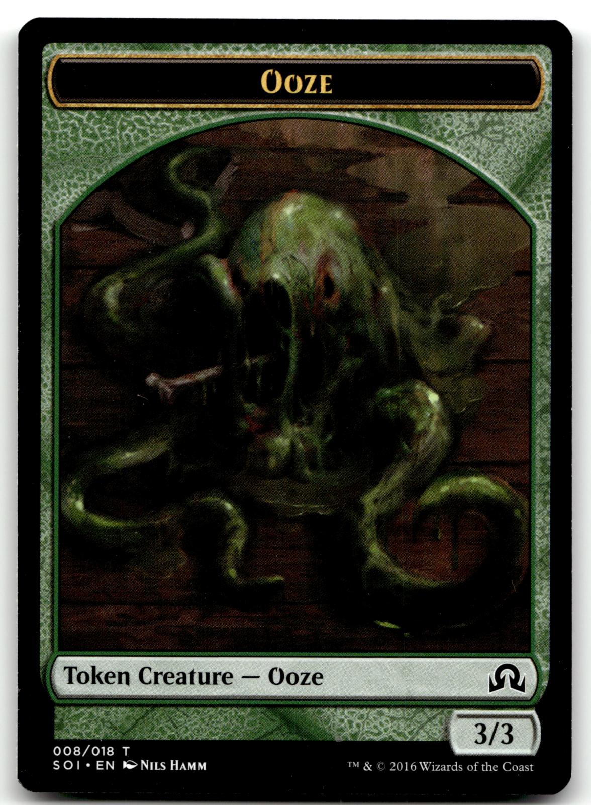 Ooze Token 8 Token Shadows over Innistrad Magic: The Gathering Near Mint