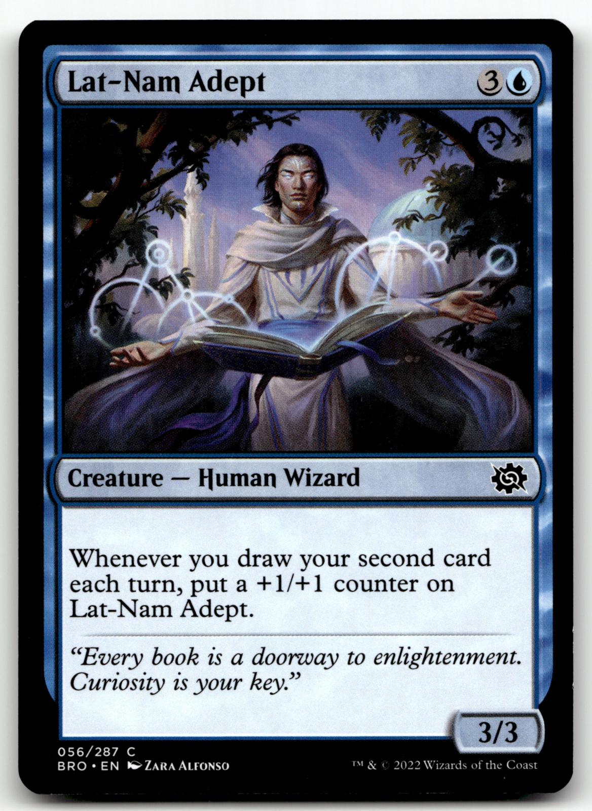 Lat-Nam Adept 56 Common The Brothers' War Magic: The Gathering Near Mint