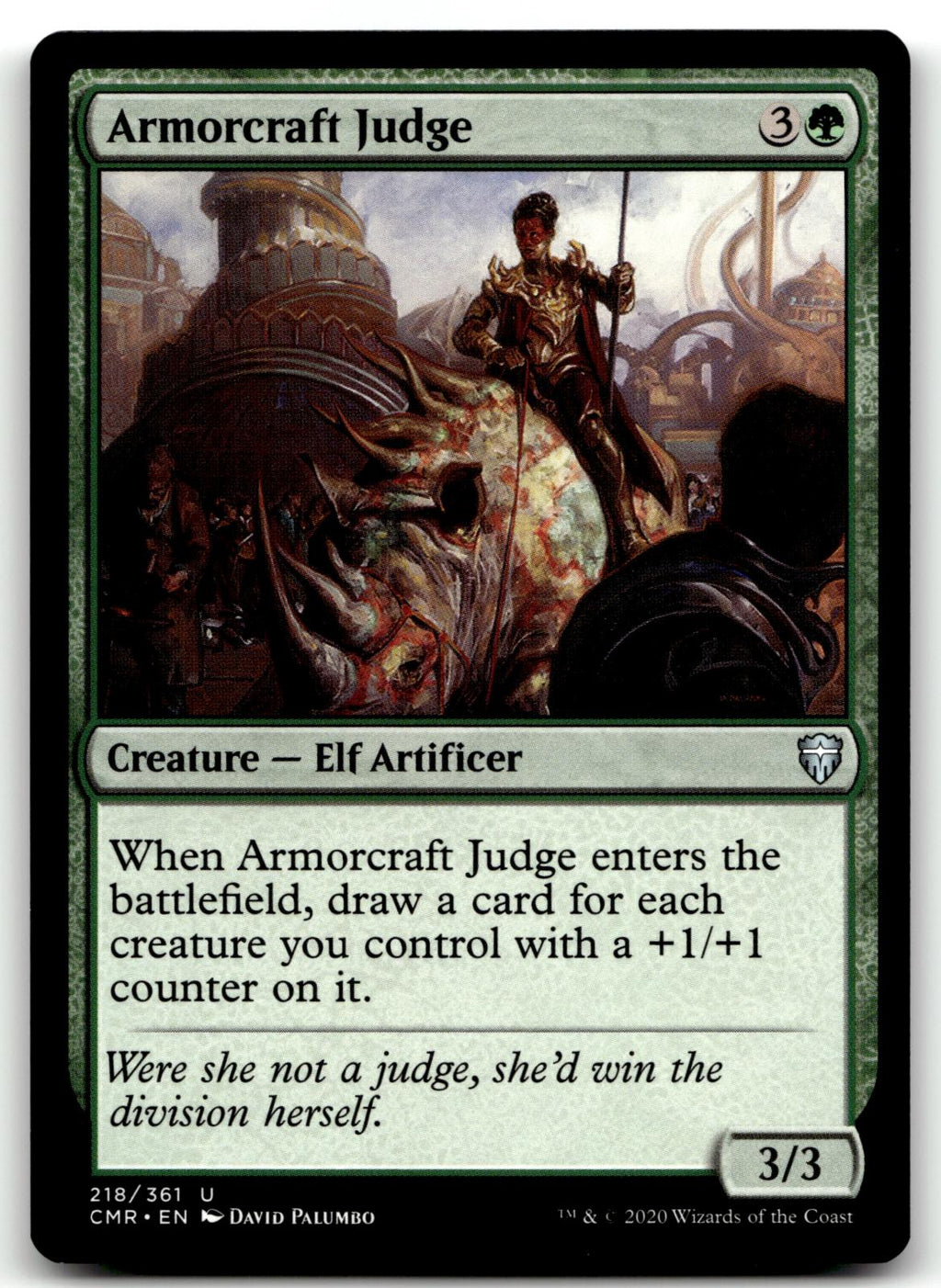 Armorcraft Judge 218 Uncommon Commander Legends Magic: The Gathering Near Mint