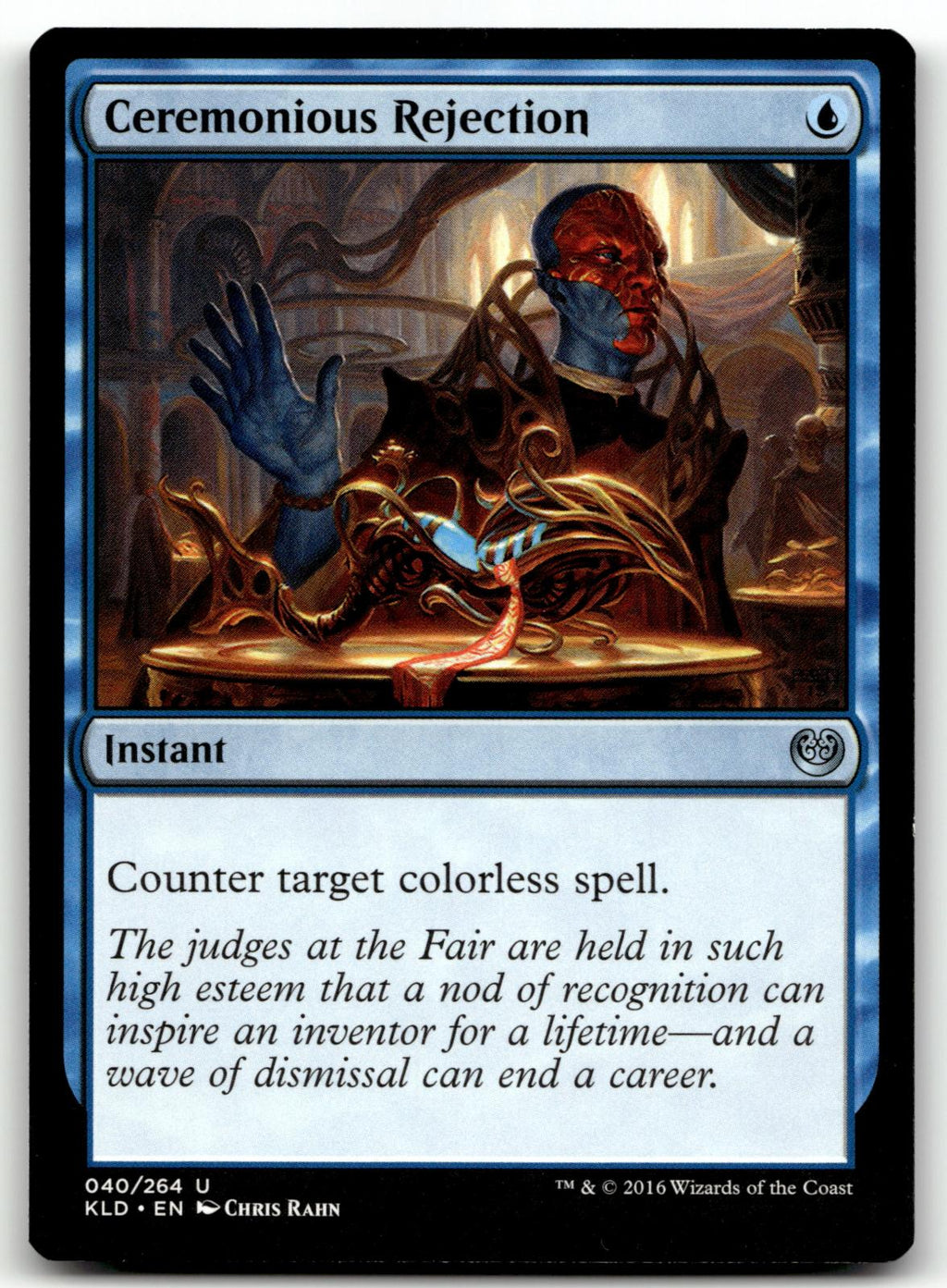 Ceremonious Rejection 40 Uncommon Kaladesh Magic: The Gathering Near Mint