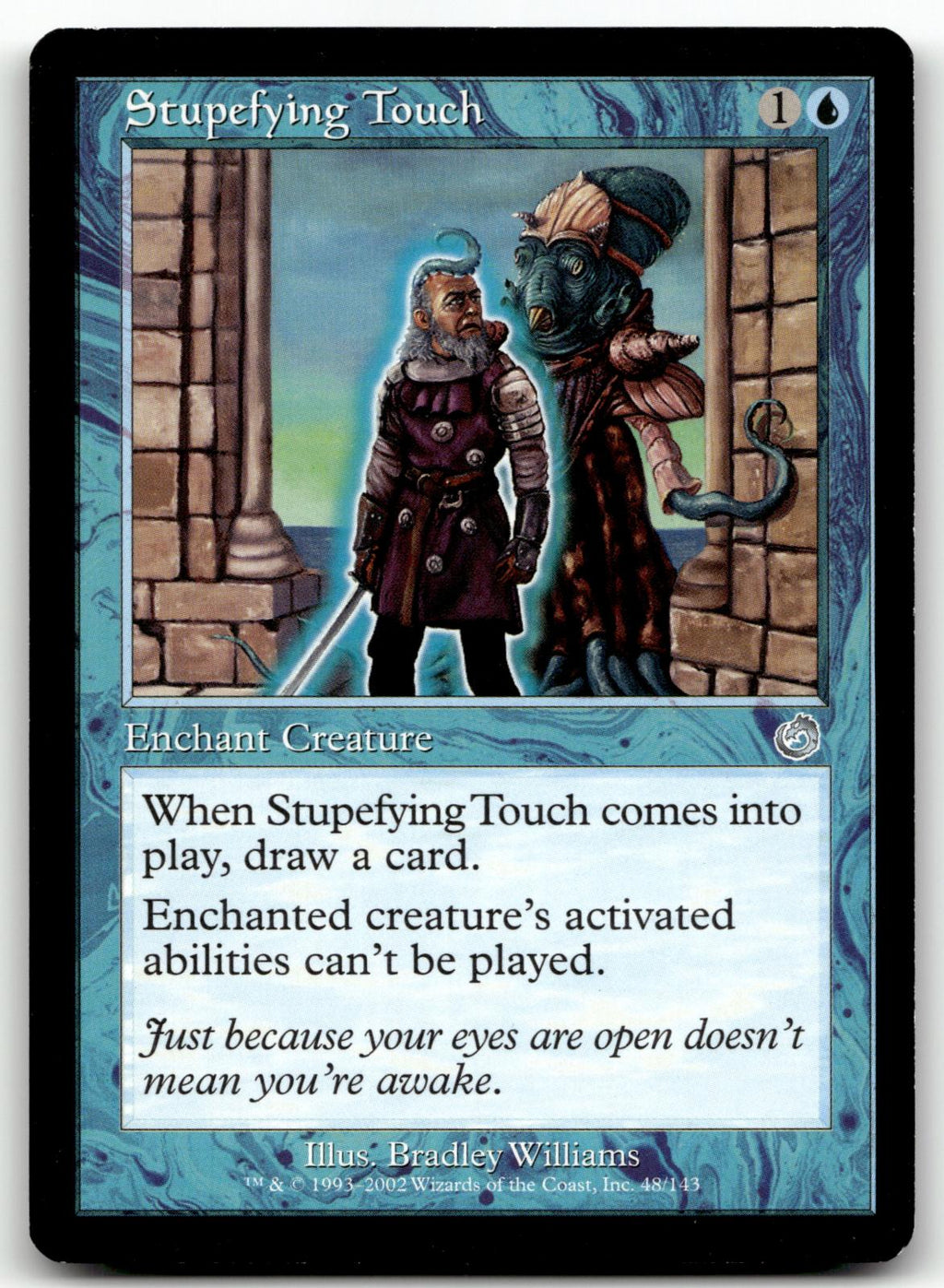 Stupefying Touch 48 Uncommon Torment Magic: The Gathering Near Mint