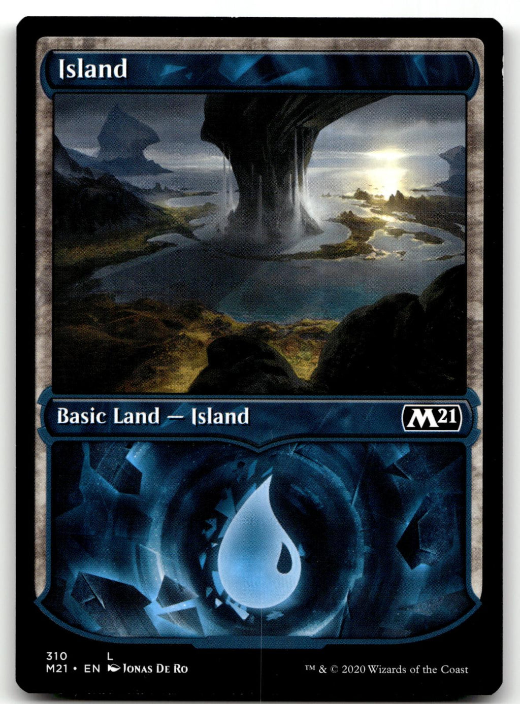 Island (Showcase) 310 Land Core Set 2021 Magic: The Gathering Near Mint