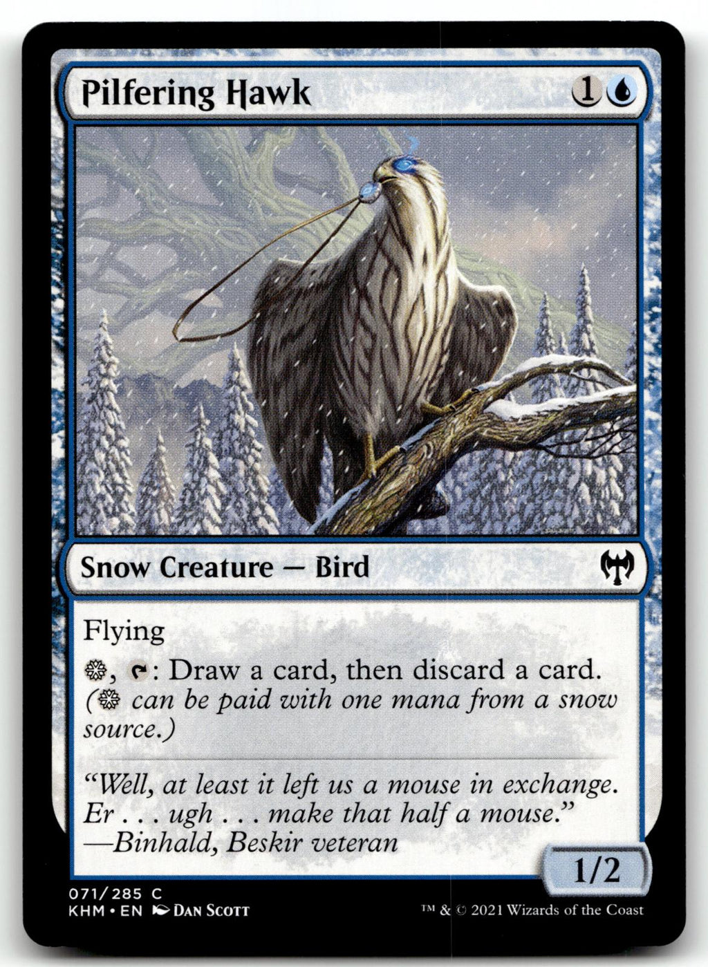 Pilfering Hawk 71 Common Kaldheim Magic: The Gathering Near Mint