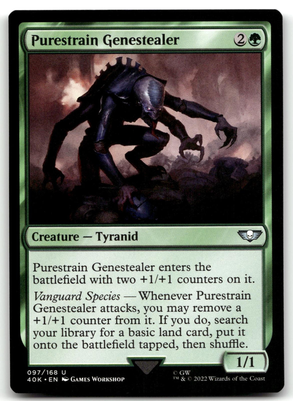 Purestrain Genestealer 97 Universes Beyond: Warhammer 40,000 Magic: 