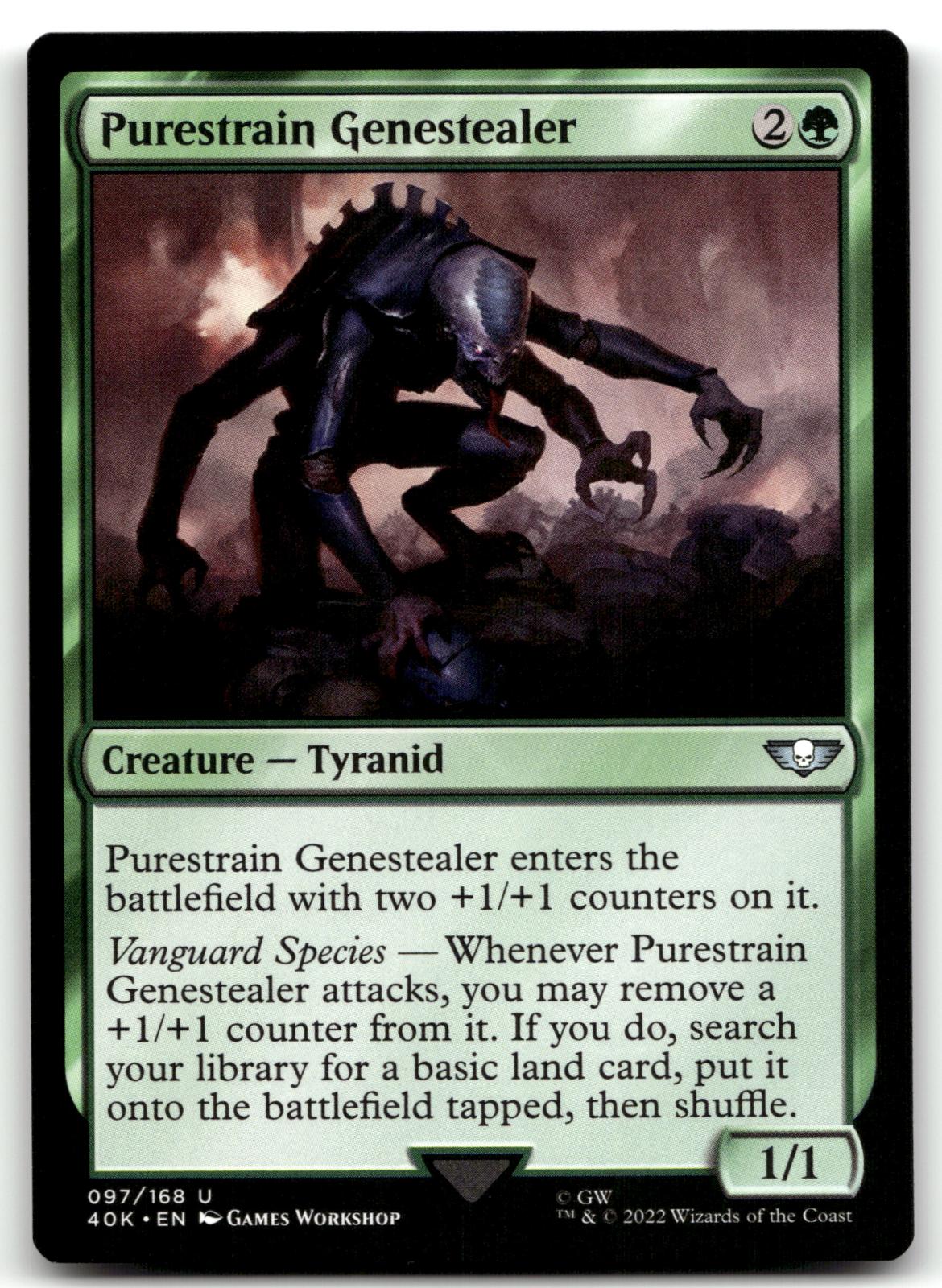 Purestrain Genestealer 97 Universes Beyond: Warhammer 40,000 Magic: 
