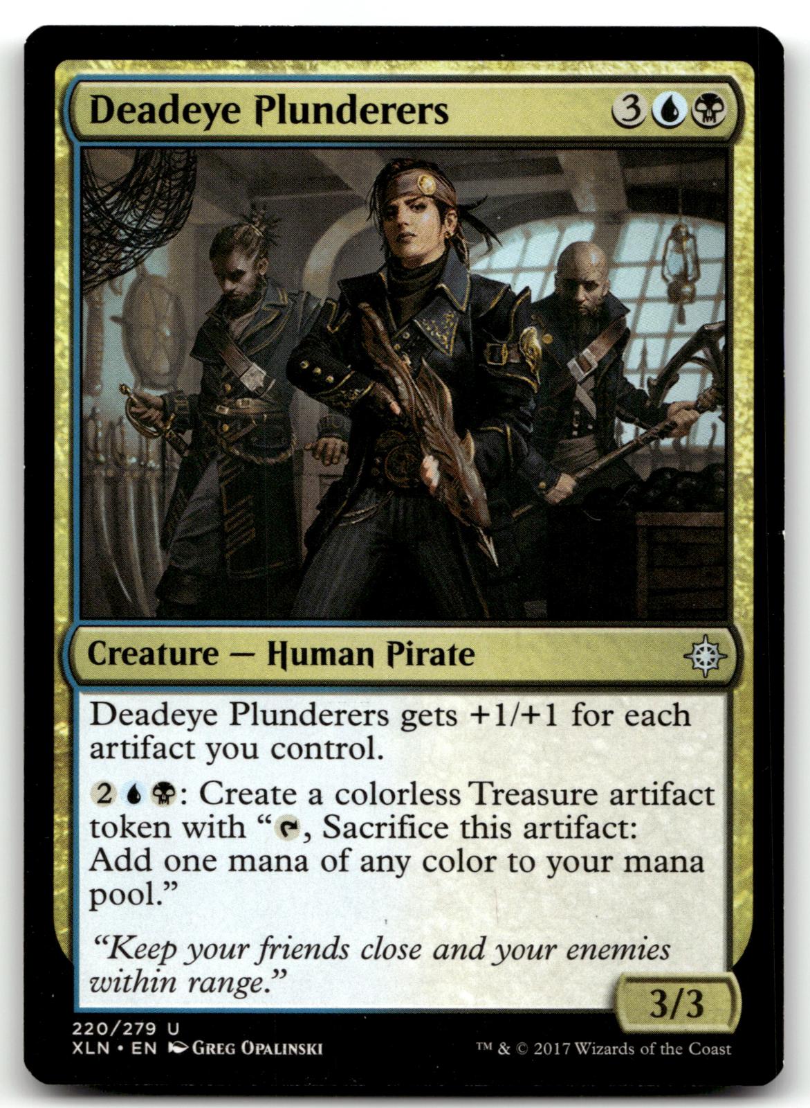 Deadeye Plunderers 220 Uncommon Ixalan Magic: The Gathering Near Mint