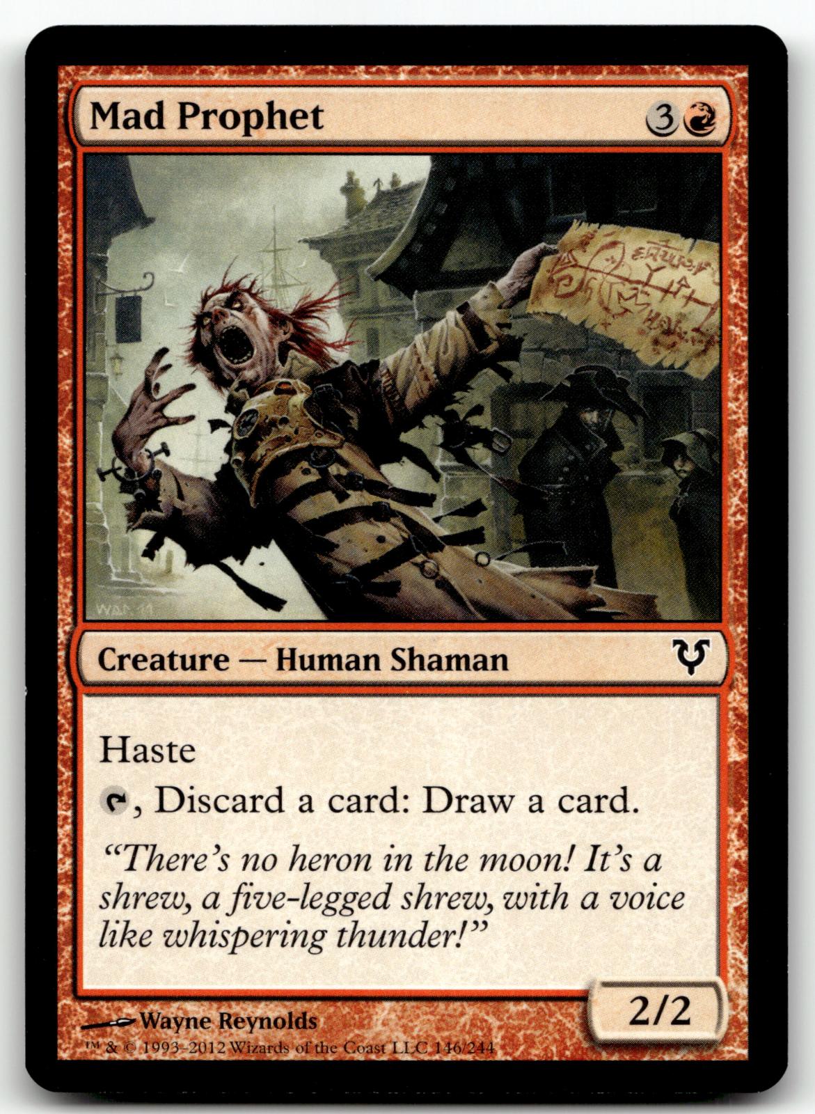 Mad Prophet 146 Common Avacyn Restored Magic: The Gathering Near Mint