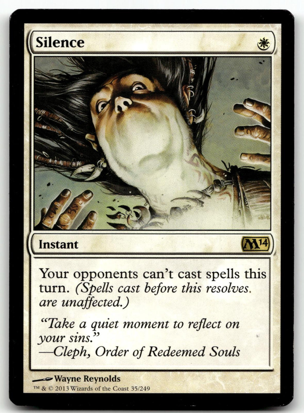 Silence 35 Rare Magic 2014 (M14) Magic: The Gathering Near Mint