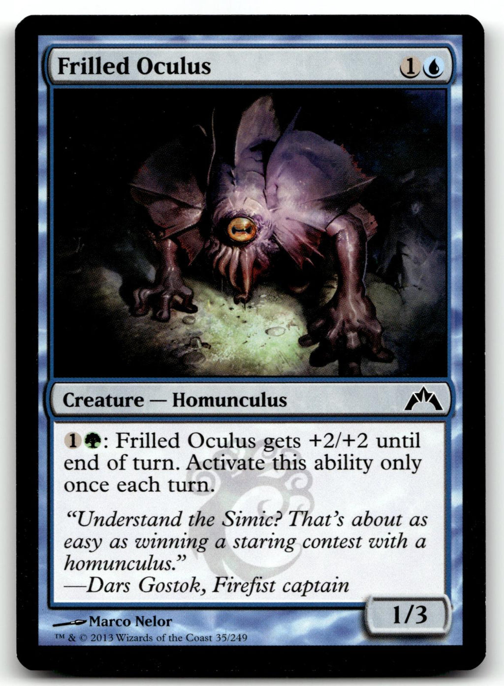 Frilled Oculus 35 Common Gatecrash Magic: The Gathering Near Mint