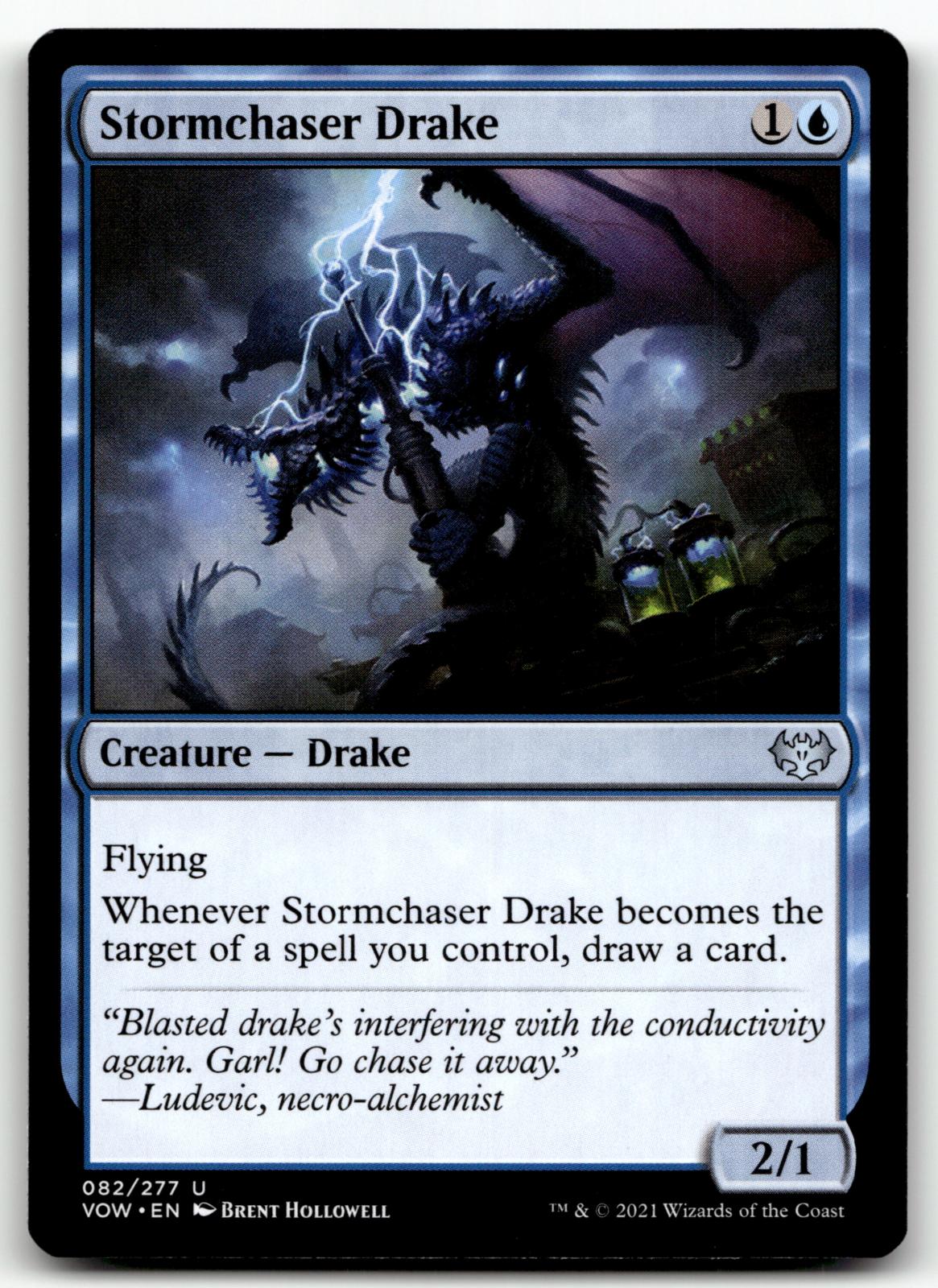 Stormchaser Drake 82 Uncommon Innistrad: Crimson Vow Magic: The Gathering NM