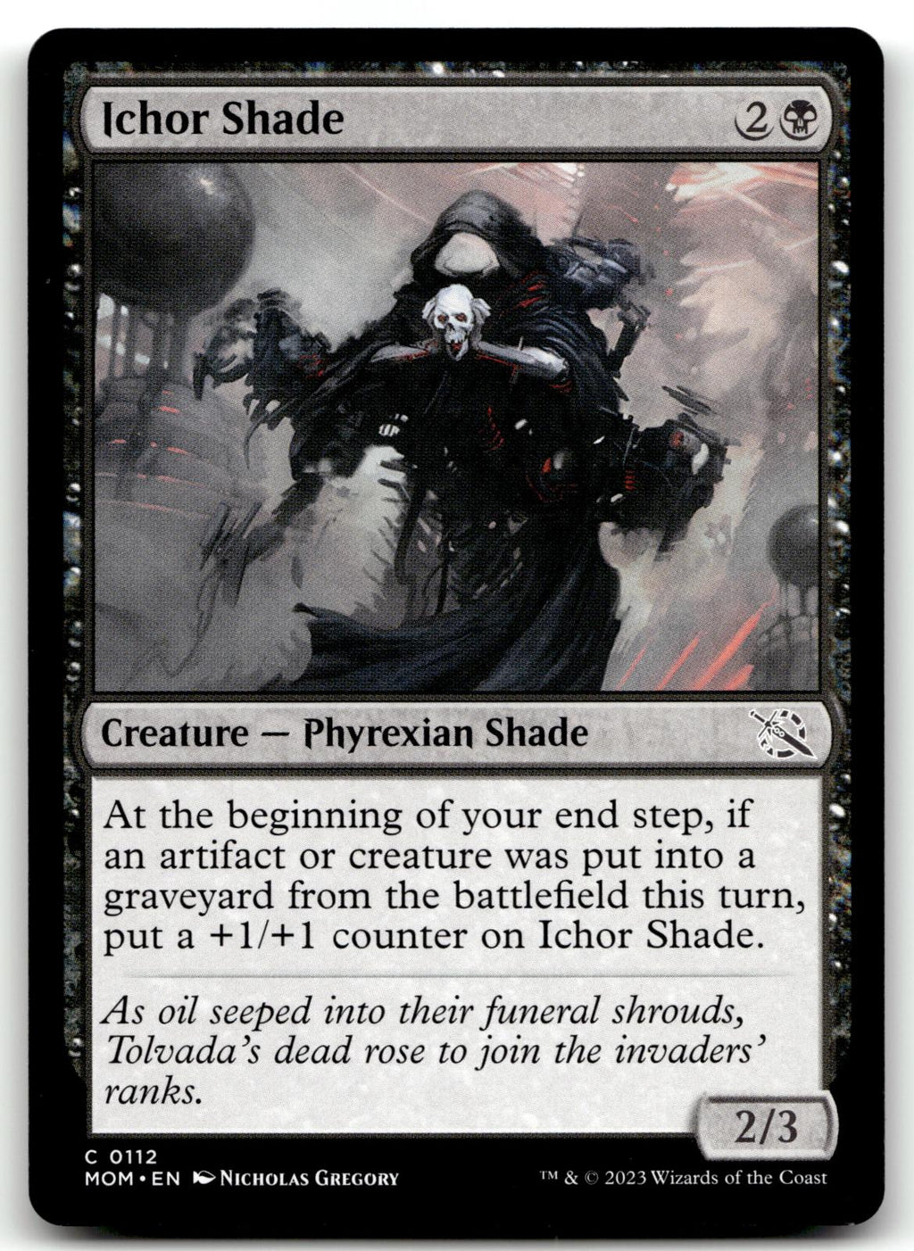 Ichor Shade 112 Common March of the Machine Magic: The Gathering Near Mint