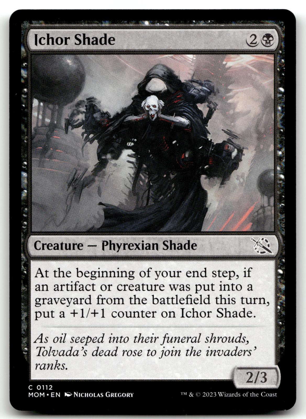 Ichor Shade 112 Common March of the Machine Magic: The Gathering Near Mint