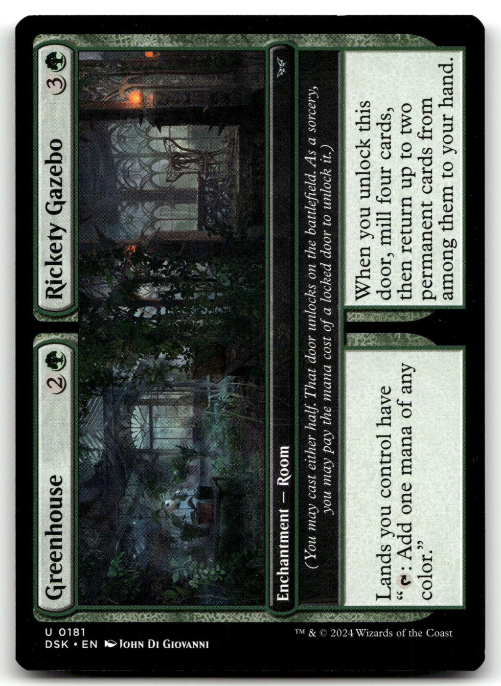 Greenhouse // Rickety Gazebo 181 Duskmourn: House of Horror Magic: 