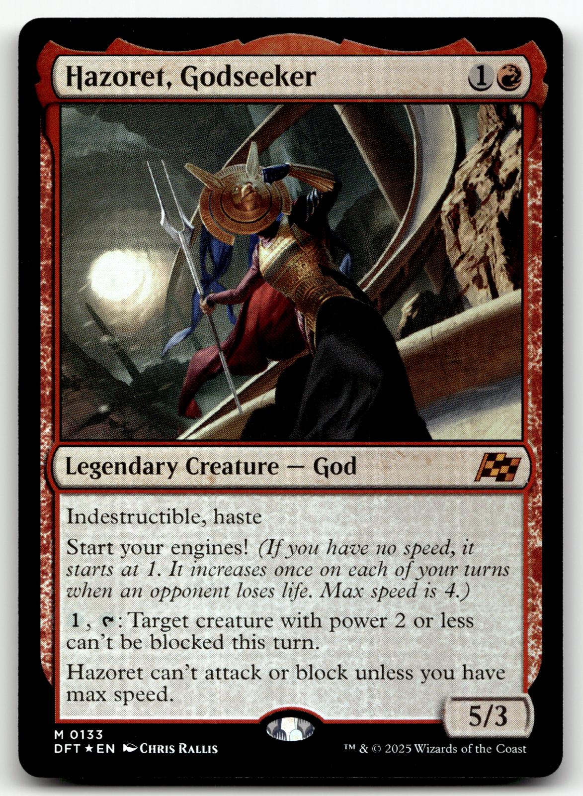 Hazoret, Godseeker 133 Mythic Aetherdrift Magic: The Gathering Foil Near Mint