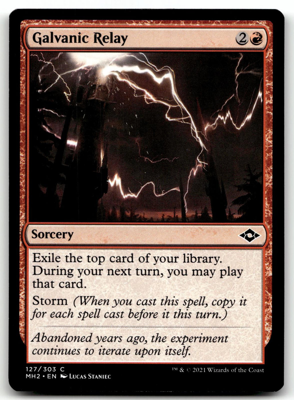 Galvanic Relay 127 Common Modern Horizons 2 Magic: The Gathering Near Mint