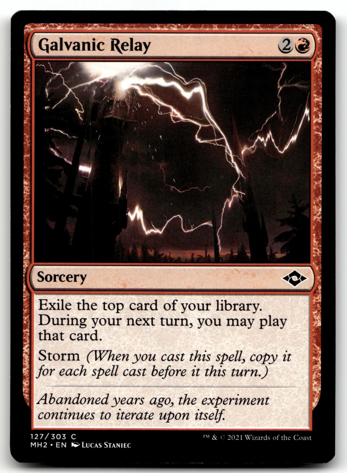 Galvanic Relay 127 Common Modern Horizons 2 Magic: The Gathering Near Mint