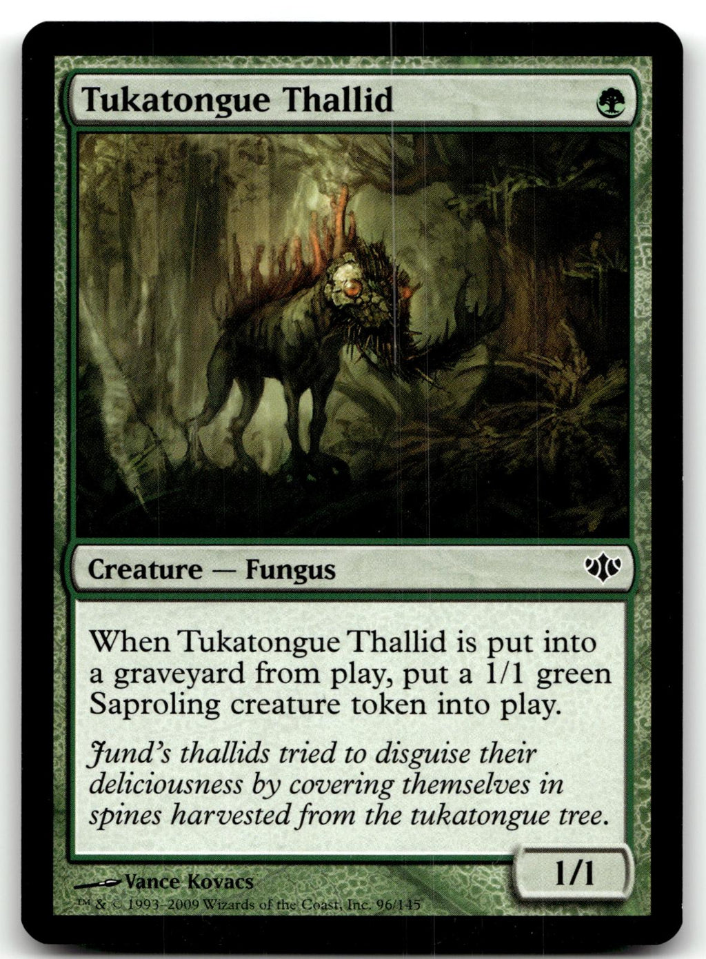 Tukatongue Thallid 96 Common Conflux Magic: The Gathering Near Mint