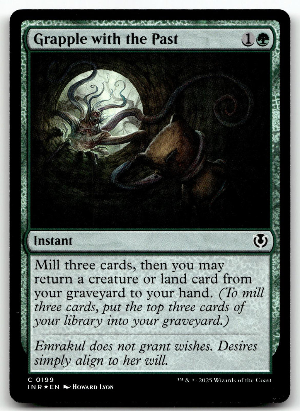 Grapple with the Past 199 Innistrad Remastered Magic: The Gathering Foil NM
