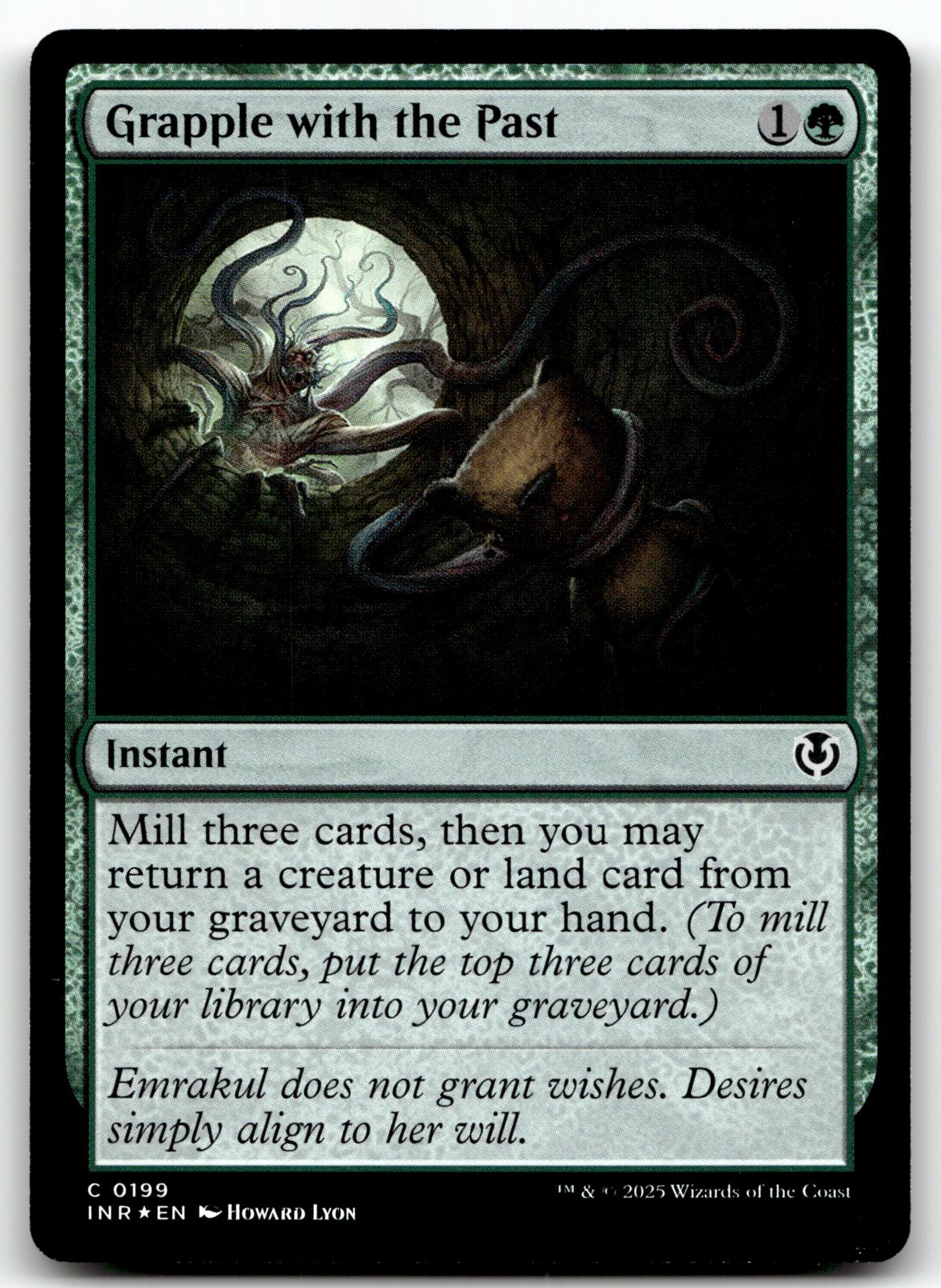 Grapple with the Past 199 Innistrad Remastered Magic: The Gathering Foil NM