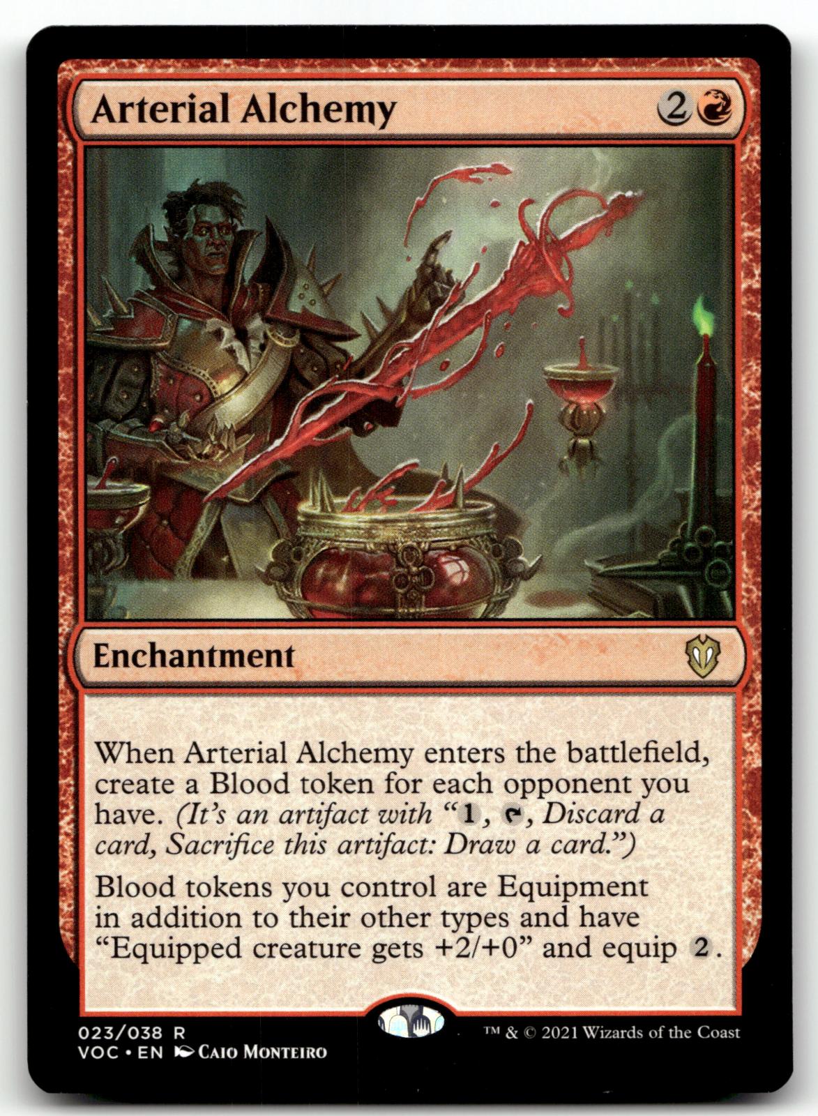 Arterial Alchemy 23 Commander: Innistrad: Crimson Vow Magic: The Gathering NM