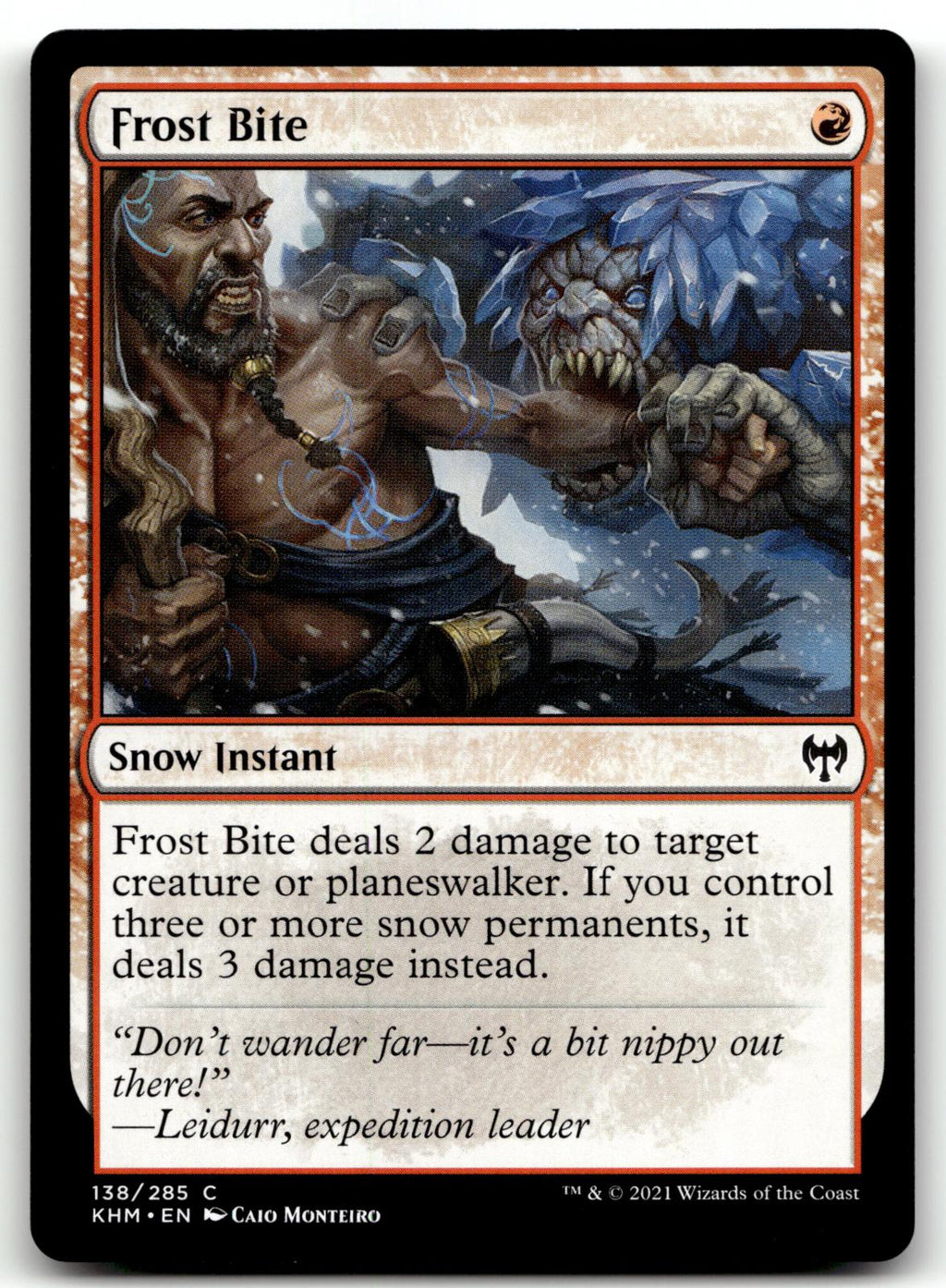 Frost Bite 138 Common Kaldheim Magic: The Gathering Near Mint