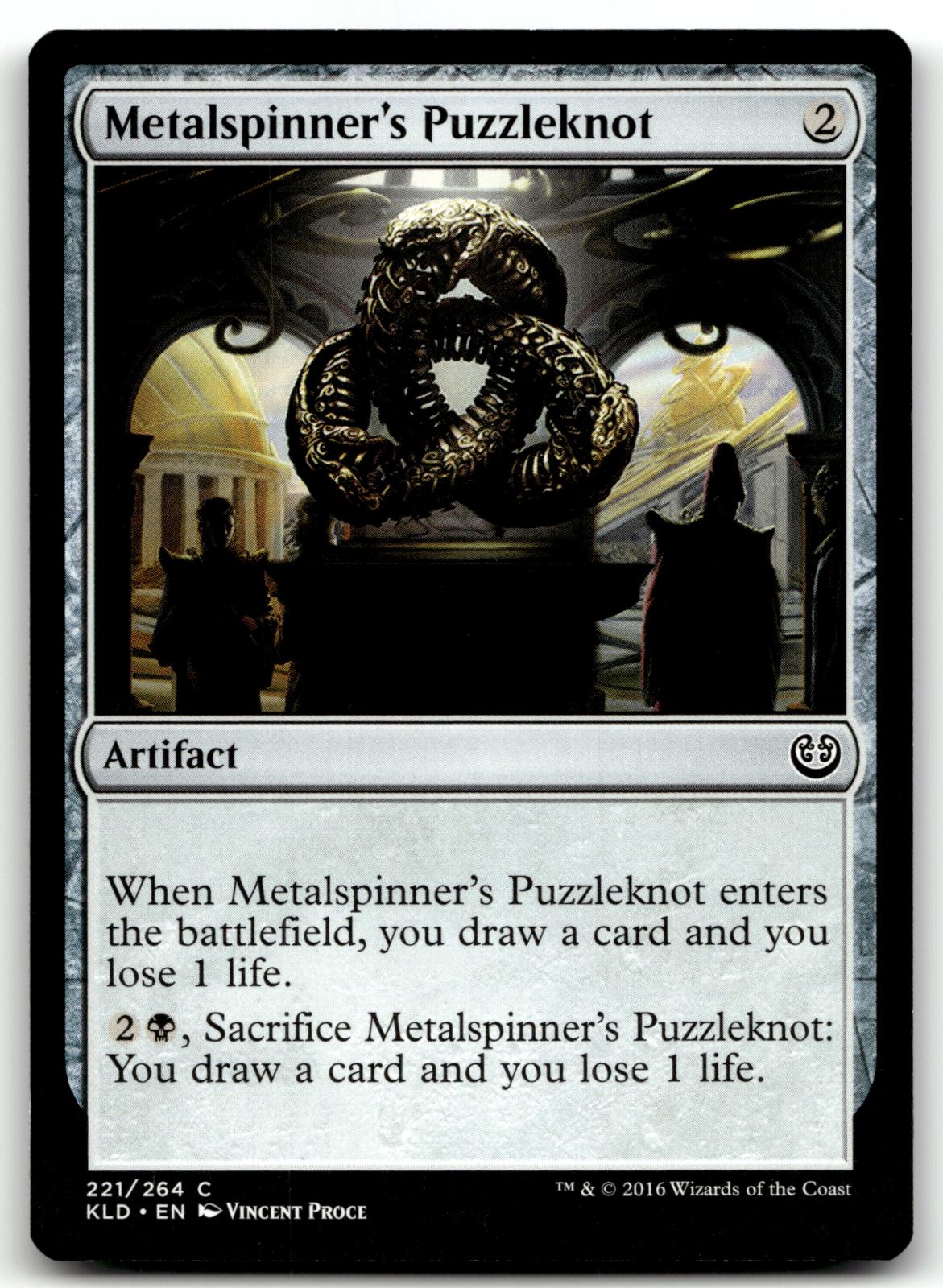 Metalspinner's Puzzleknot 221 Common Kaladesh Magic: The Gathering Near Mint