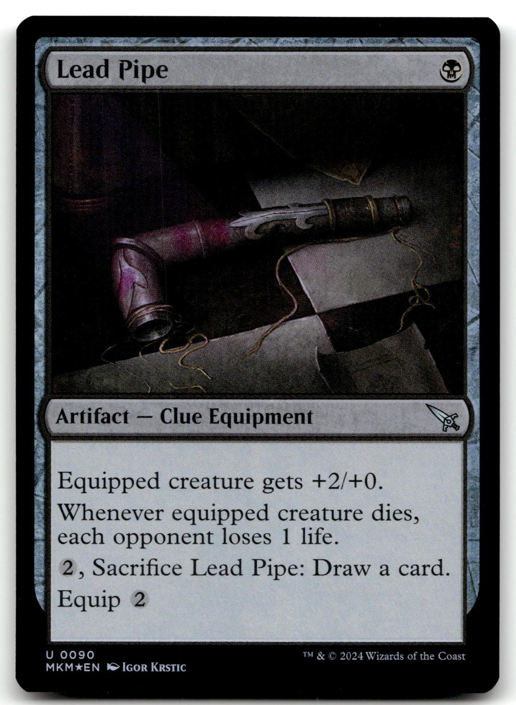 Lead Pipe 90 Uncommon Murders at Karlov Manor Magic: The Gathering Foil NM